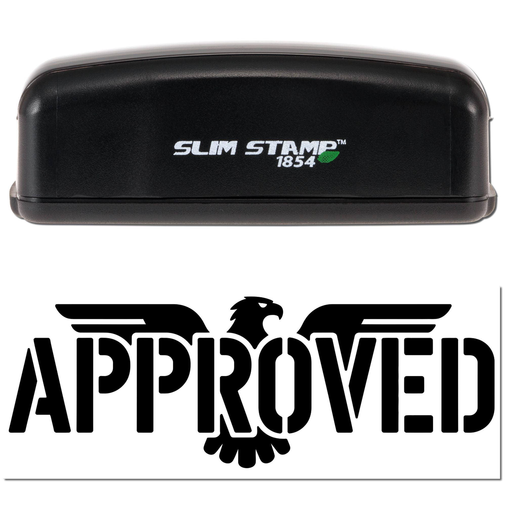 Patriotic Custom Approved for Business Compact Pre-Inked Stamp