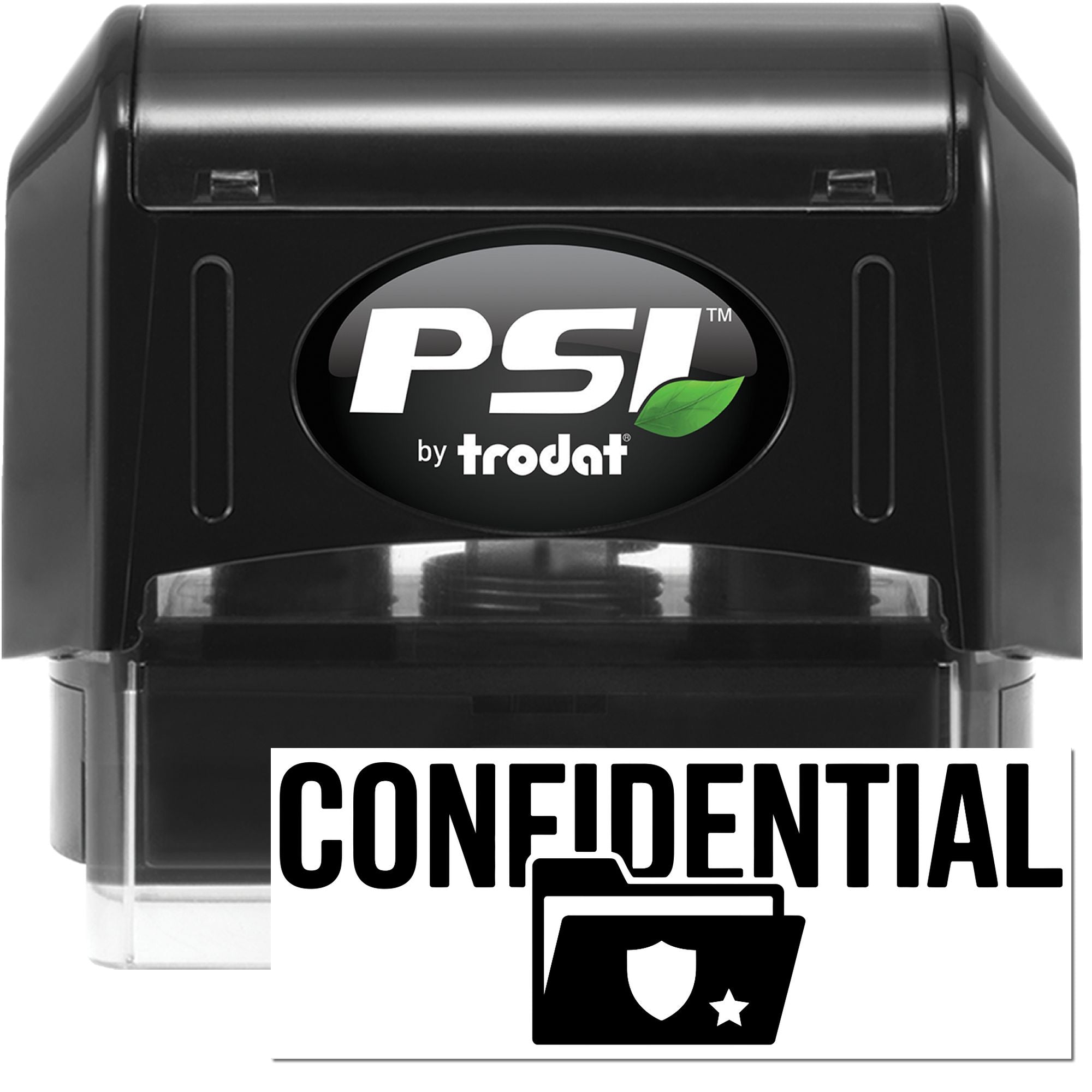 Service Confidential Rubber Mailroom PSI Pre-Inked Stamp