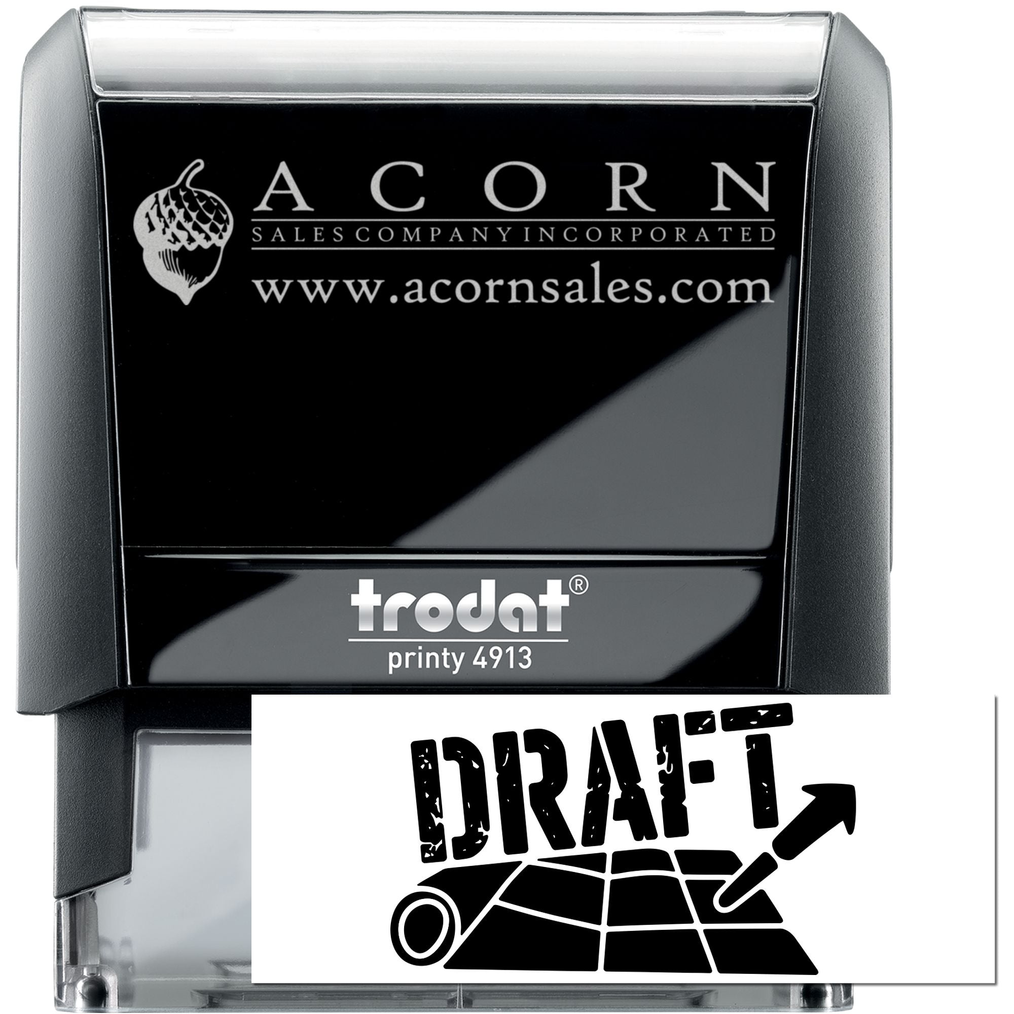 Veteran Draft Business Desk Self-Inking Stamp