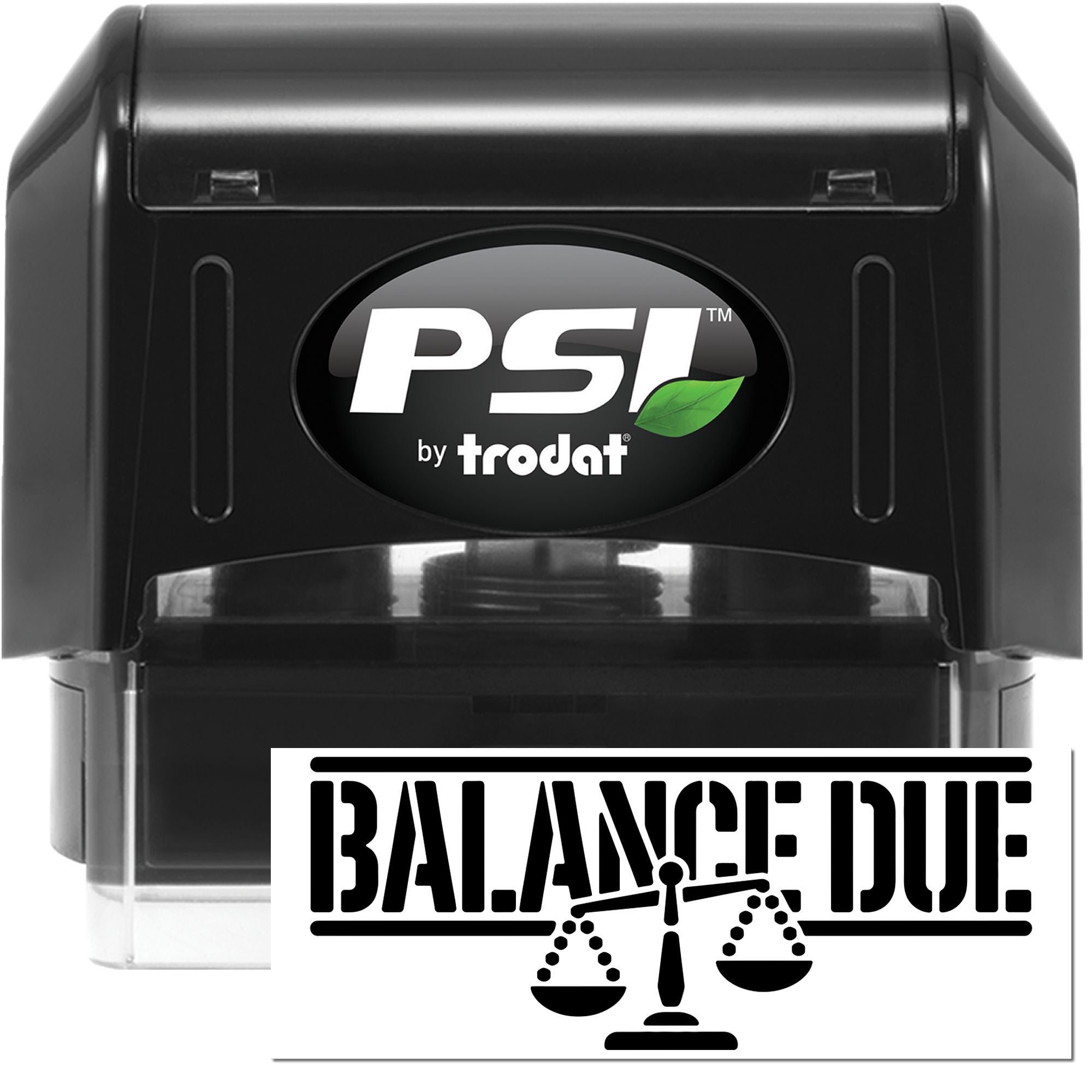 Patriotic Balance Due Custom Document PSI Pre-Inked Stamp