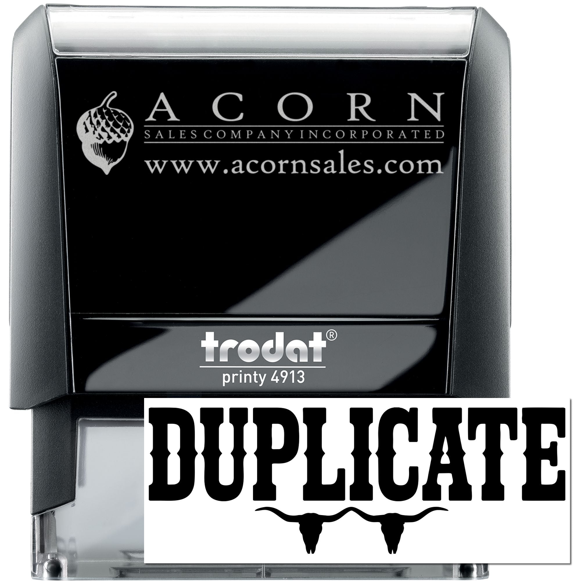 Boots and Spurs Custom Duplicate Personalized Mailroom Self-Inking Stamp