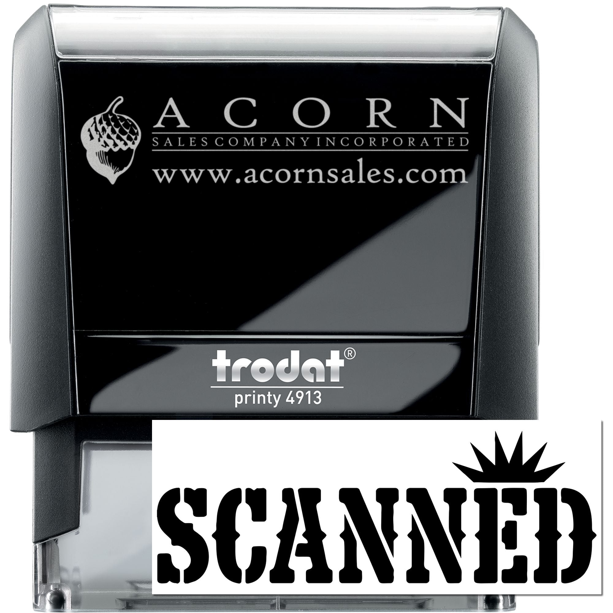 Western Heritage Scanned Accounting Self-Inking Stamp