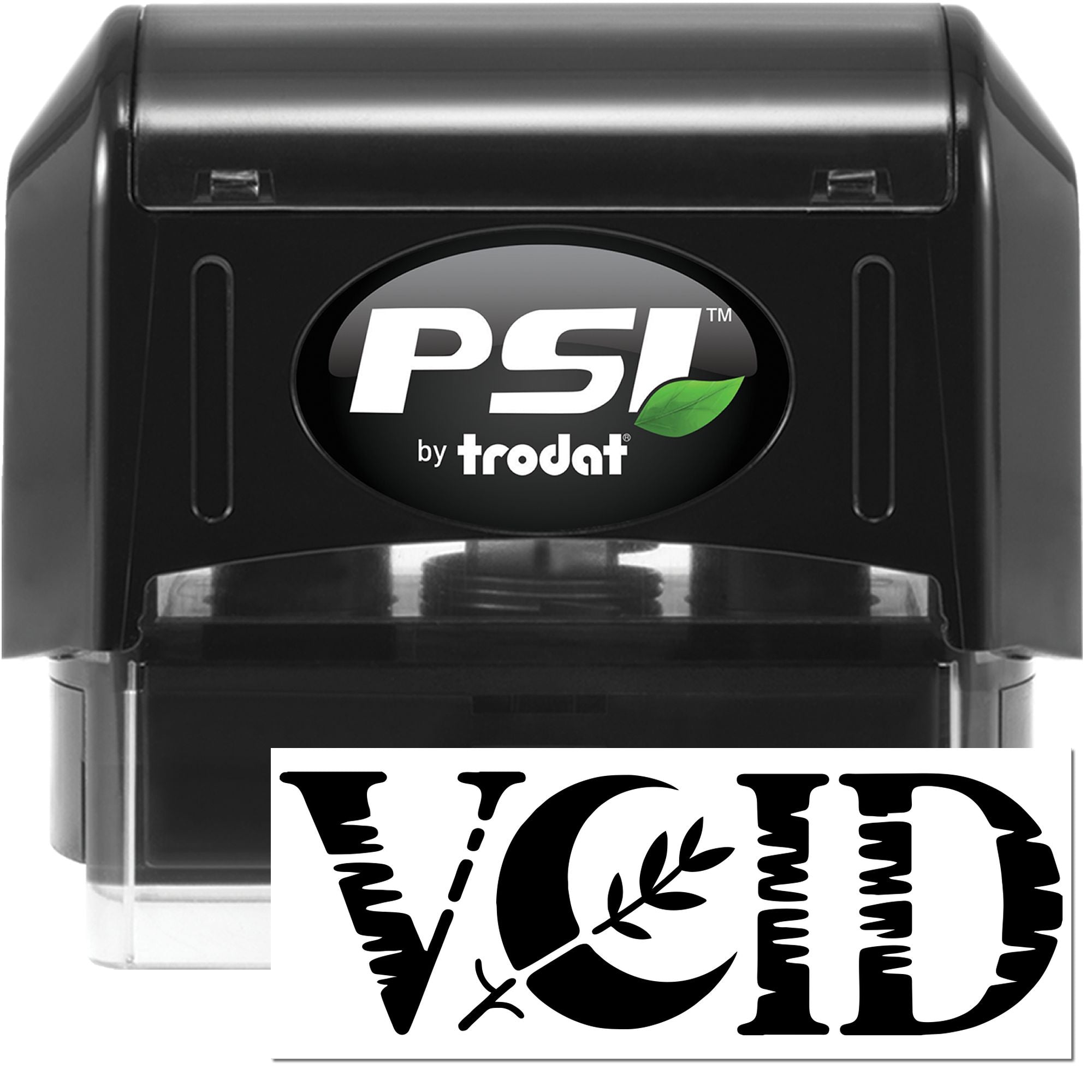 PSI by Trodat VOID self-inking rubber stamp for secure document cancellation and tamper-evident marking.