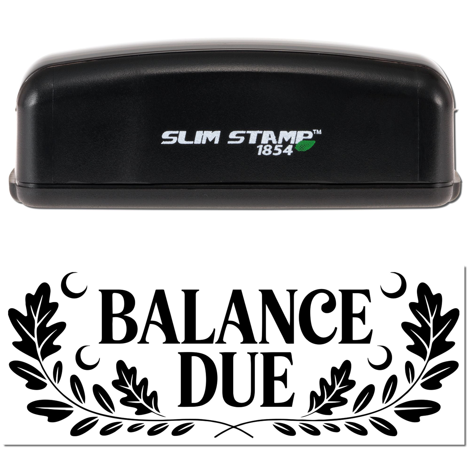 Astrology Balance Due Copy Business Compact Pre-Inked Stamp