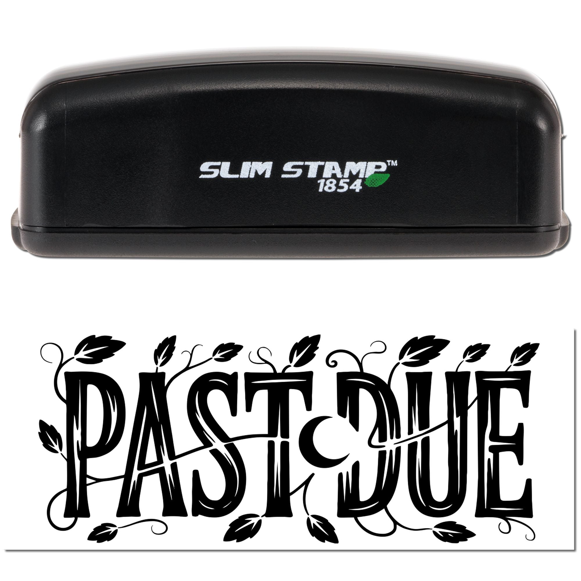 Astrology Custom Past Due Message Admin Compact Pre-Inked Stamp