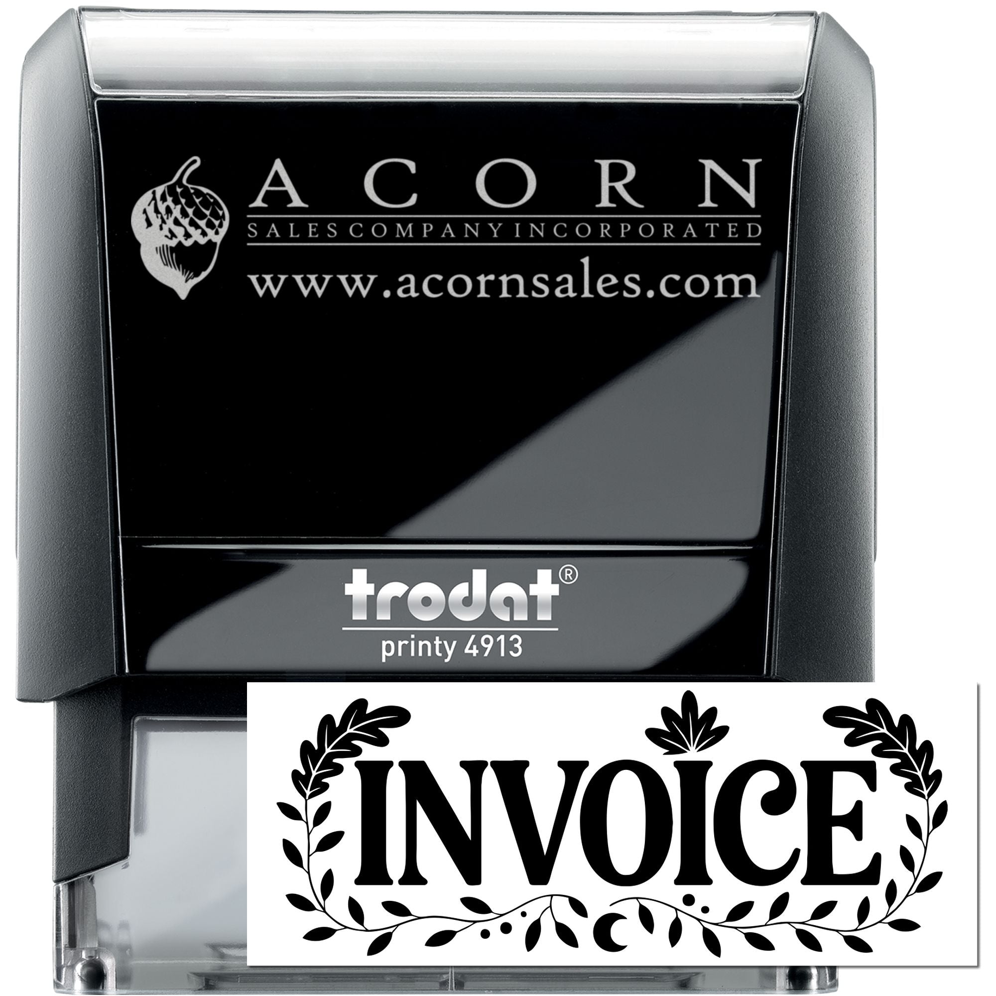 Spellcaster Invoice Document Admin Self-Inking Stamp