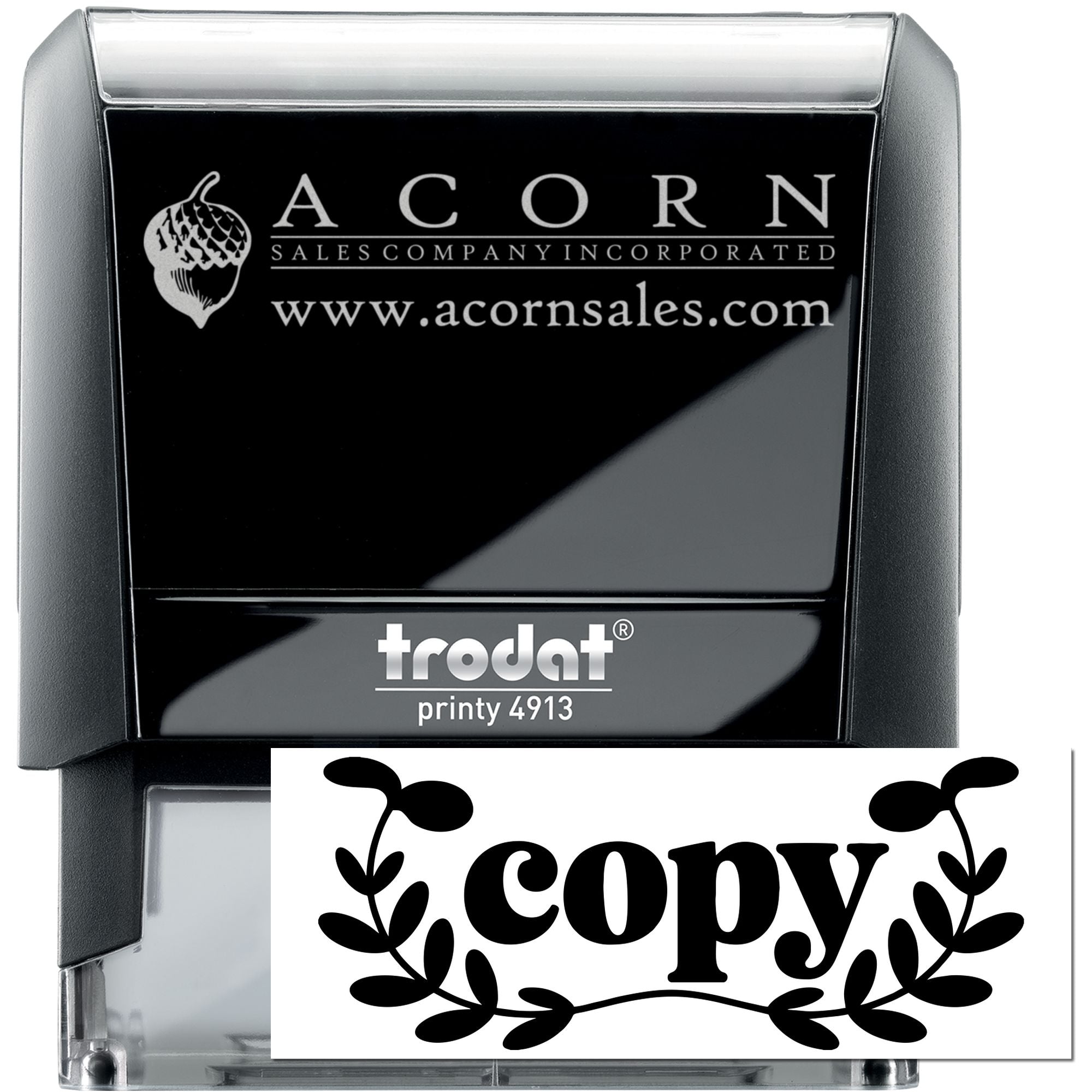 File Ink Stamp Spellbound Copy File Business Self Inking Stamp for Office Filing ...