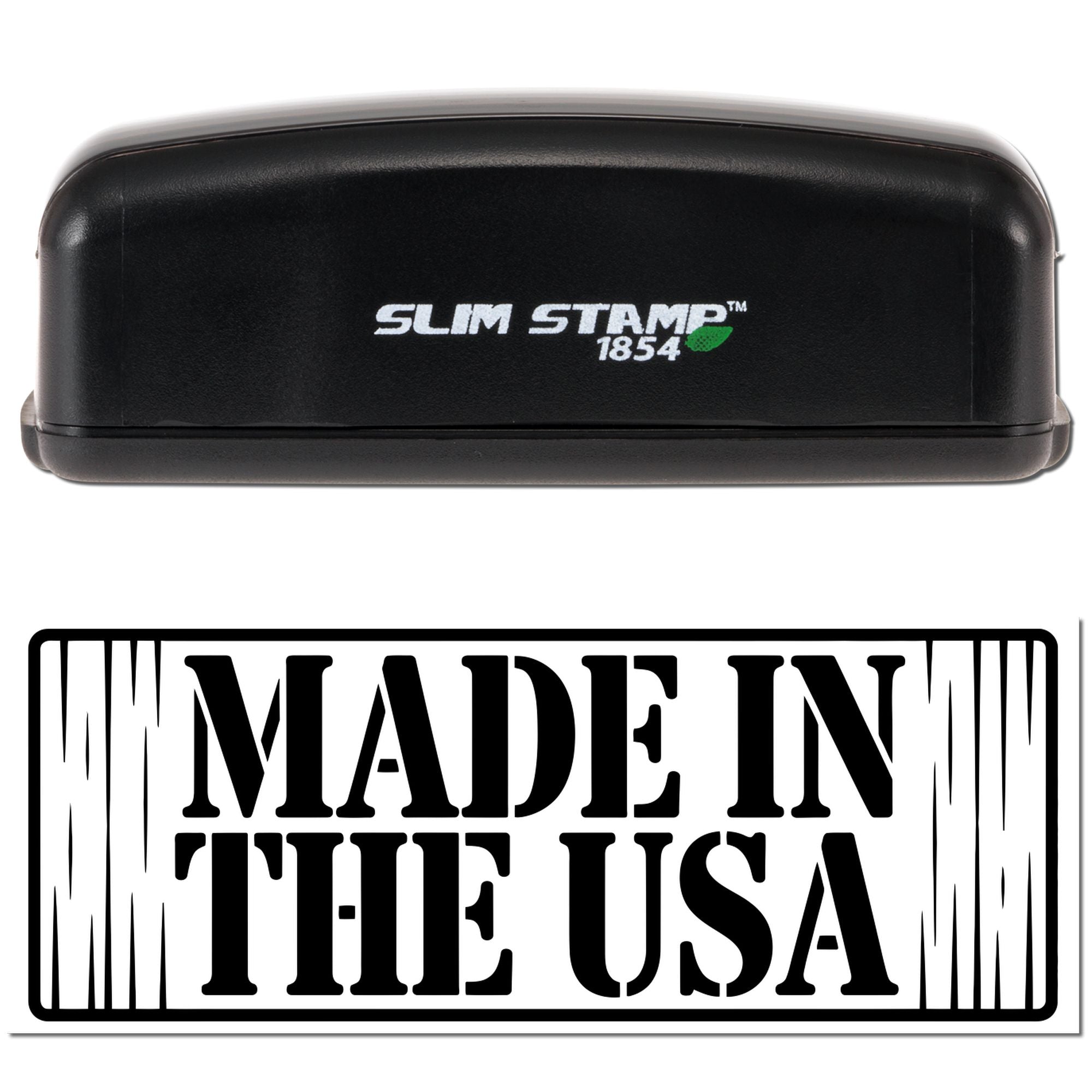 American Heritage Signature Packaging Compliance Slim Pre-Inked Stamp