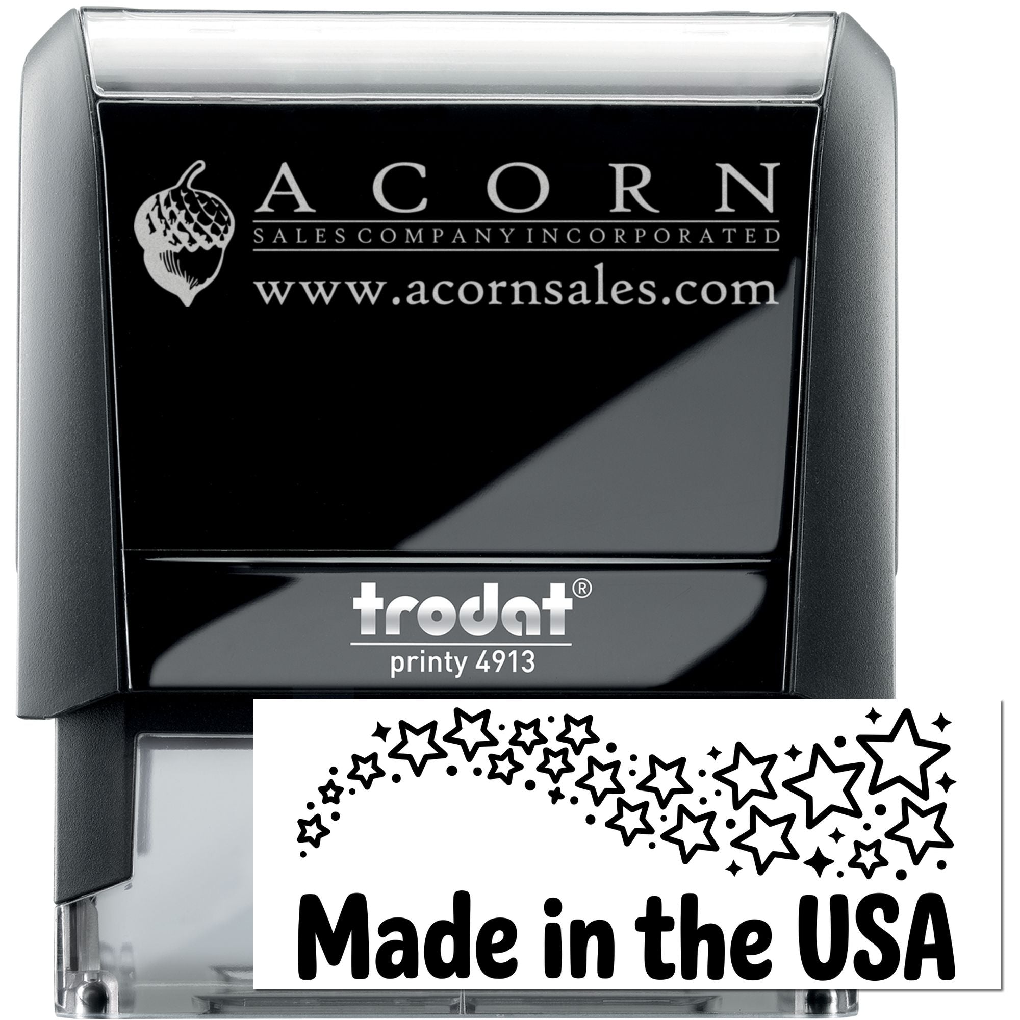 Starry Trail Signature Country Of Origin Self-Inking Stamp