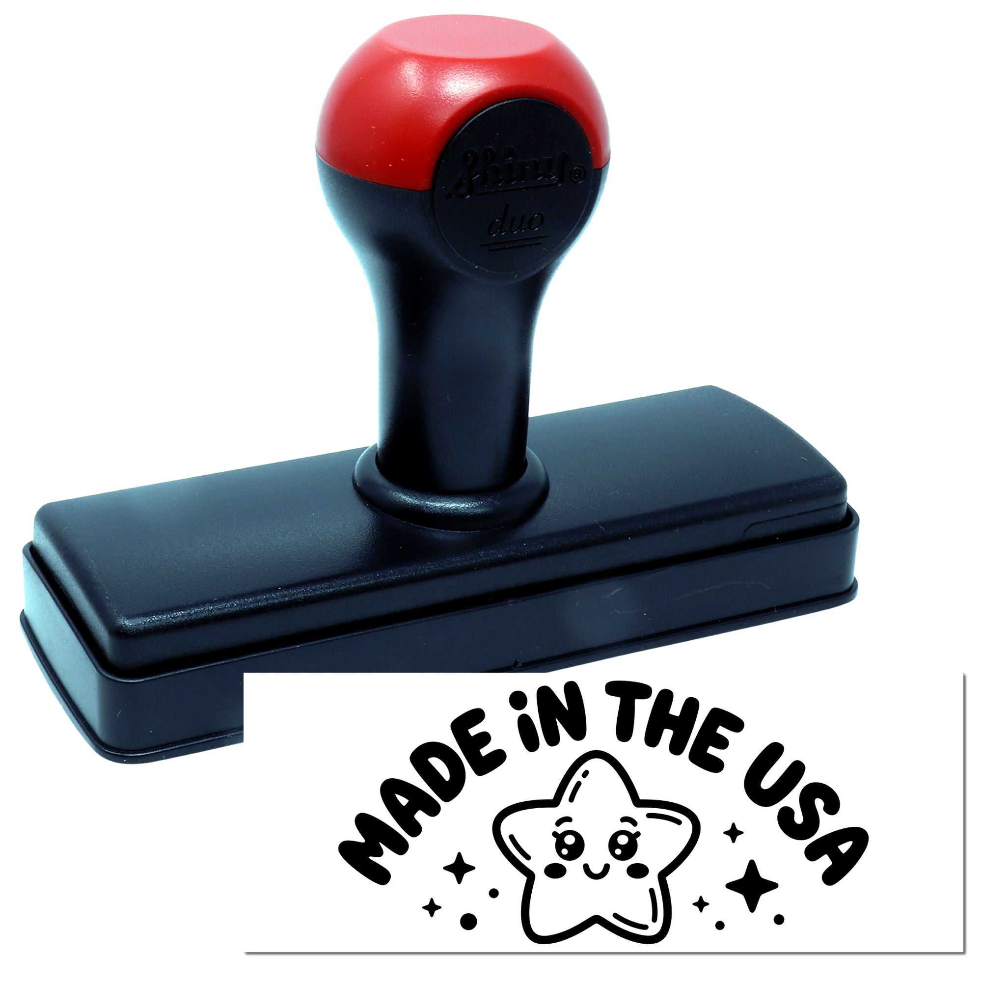 Starry Americana Charm Made In Duo Hand Stamp