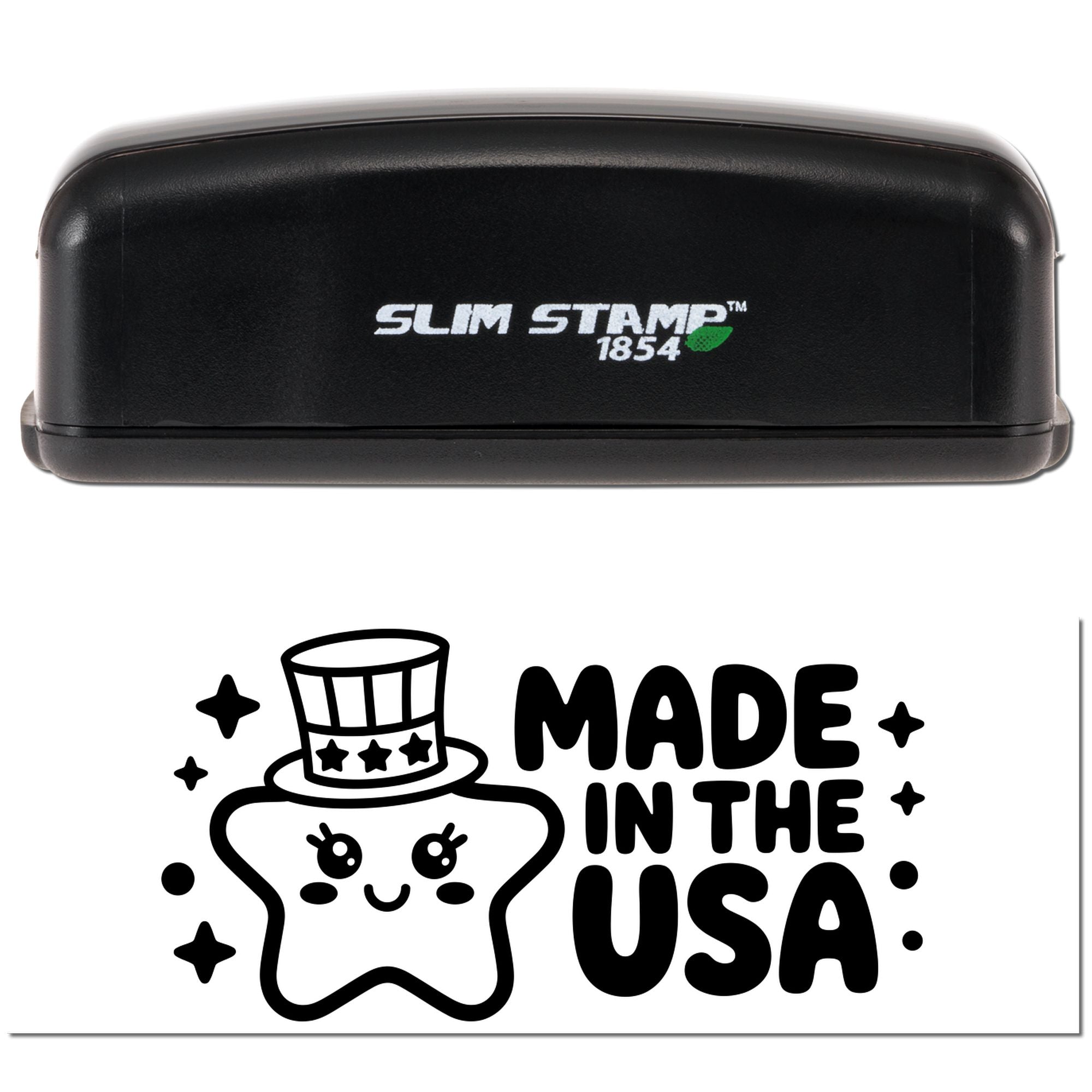 Starry Cookie Couture Box Branding Slim Pre-Inked Stamp