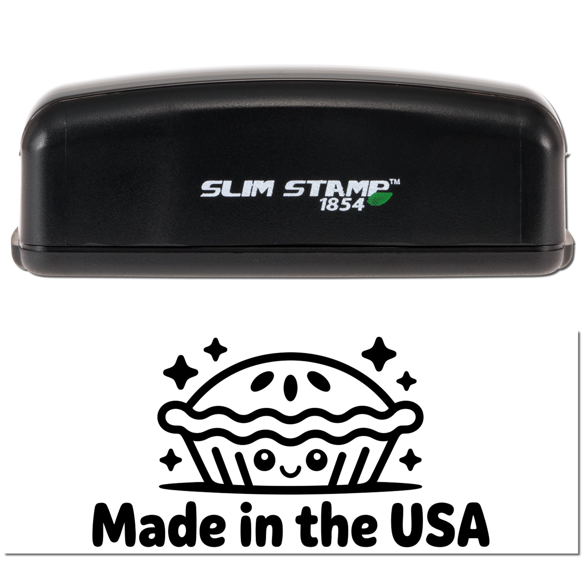 Starry Pie Delight Brand Name Slim Pre-Inked Stamp