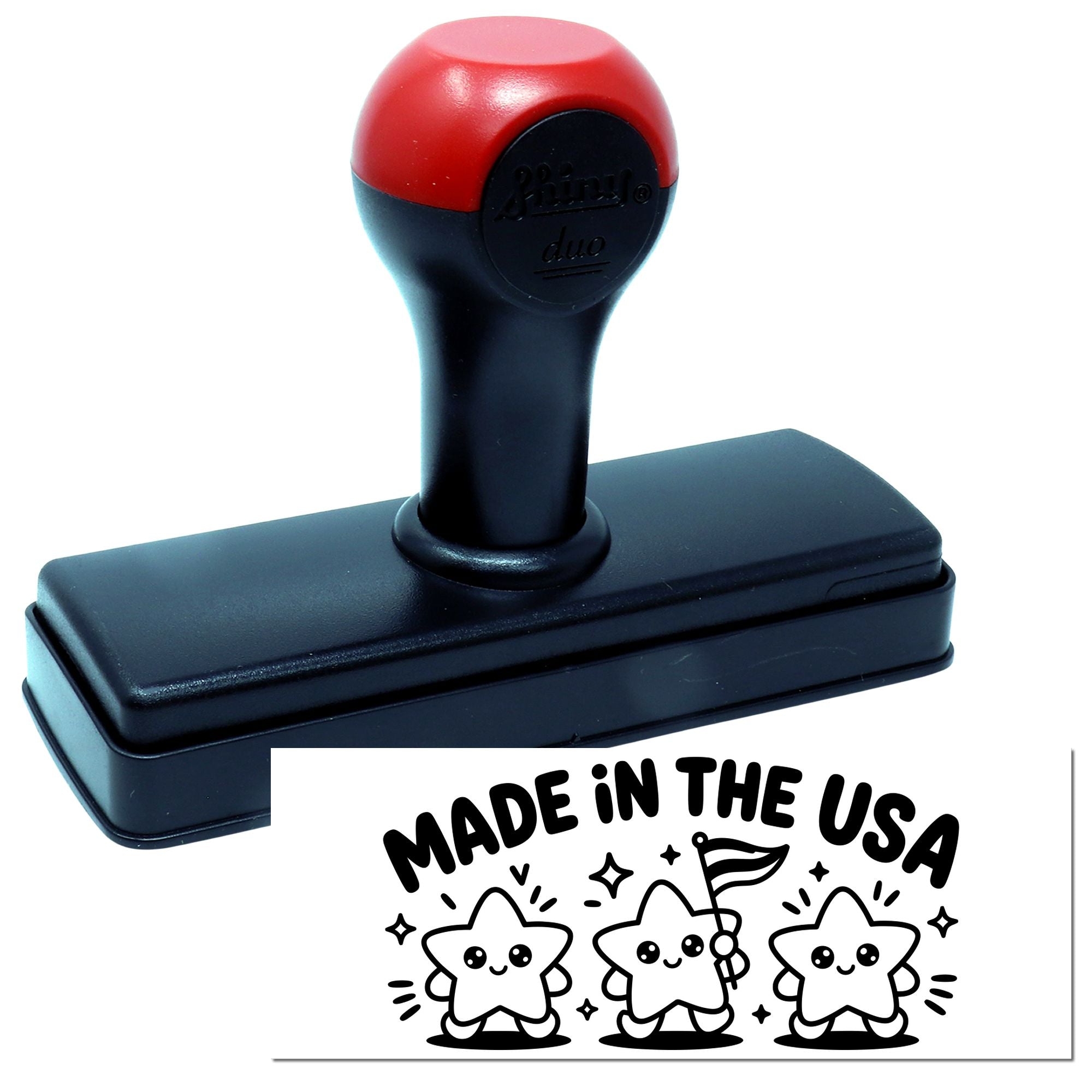 Sparkling Star Crew Country Of Manufacture Duo Hand Stamp