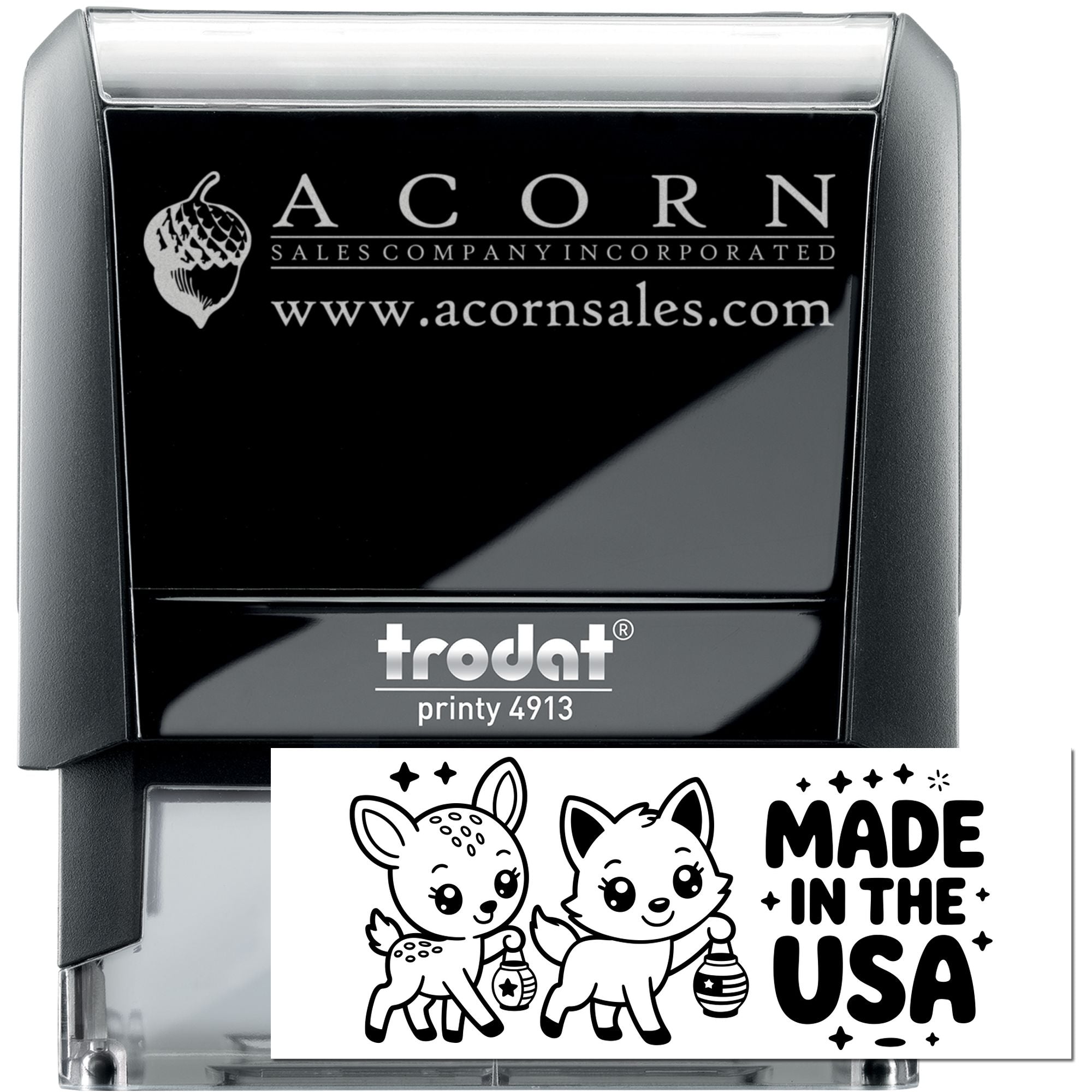 Tiny Lantern Pals Made In Self-Inking Stamp