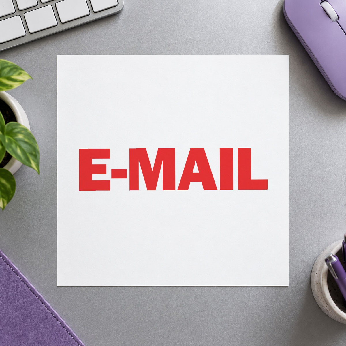 Crisp "E-mail" imprint produced by the E-Mail Office Stamp