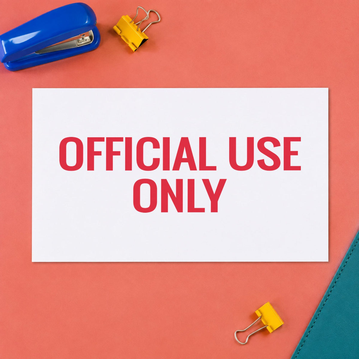 Marking a page "Official use only" with the Xstamper Official Use Only Document Stamp