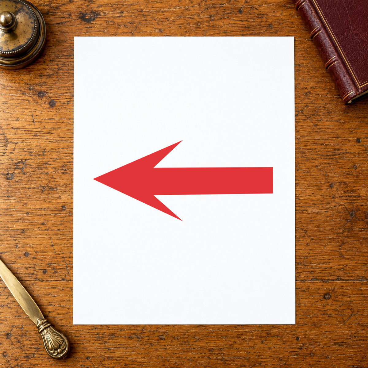 "Arrow" stamp mark in everyday office use, Xstamper 11364