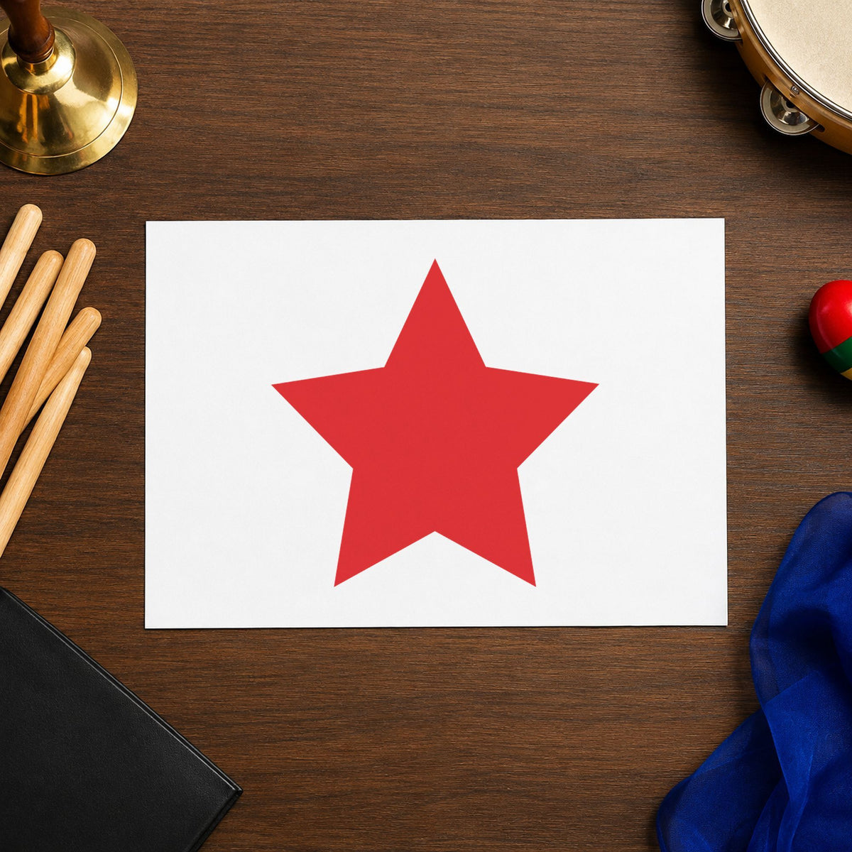 "Star" mark added to paperwork with a pre-inked Xstamper stamp