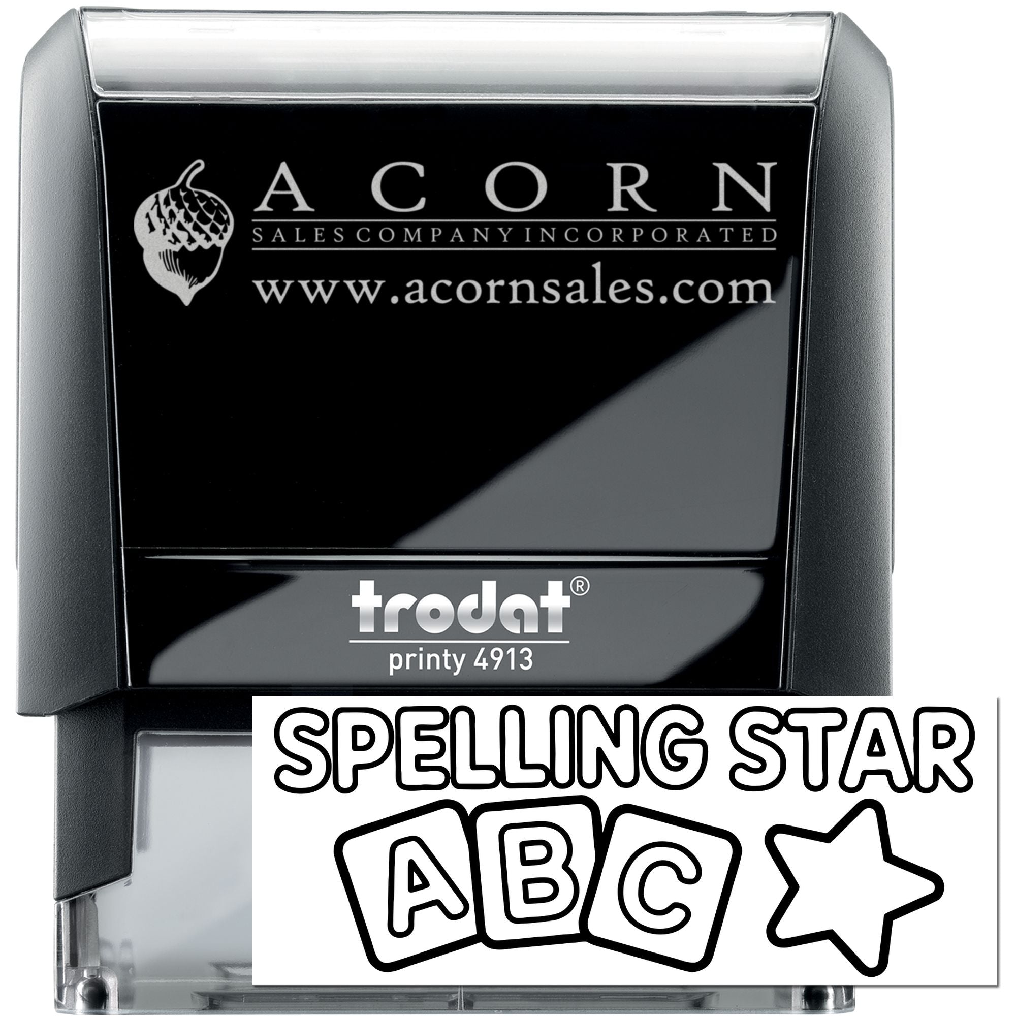 Classroom Reward Spelling Star Self-Inking Stamp