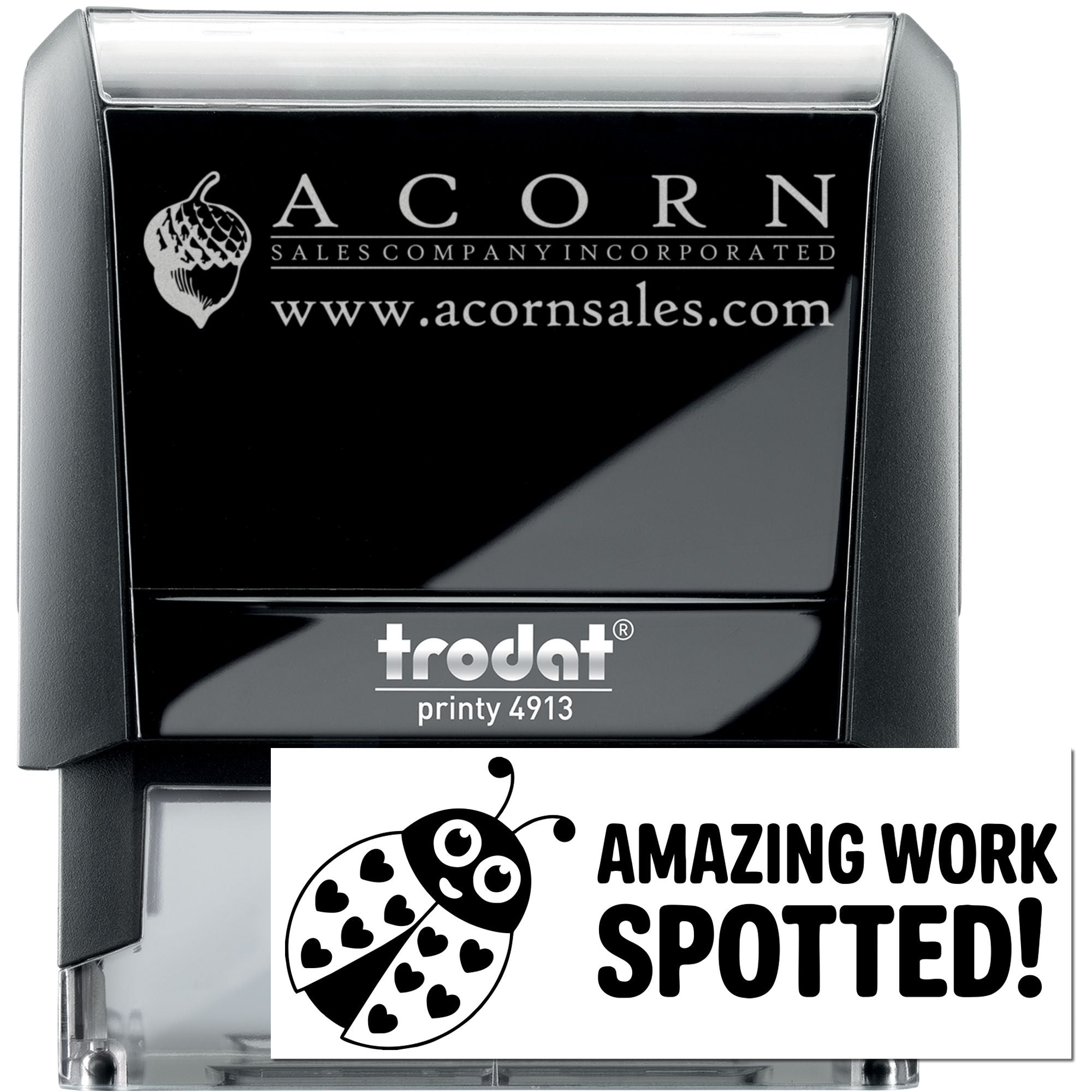 Student Work Amazing Spotted Self-Inking Stamp