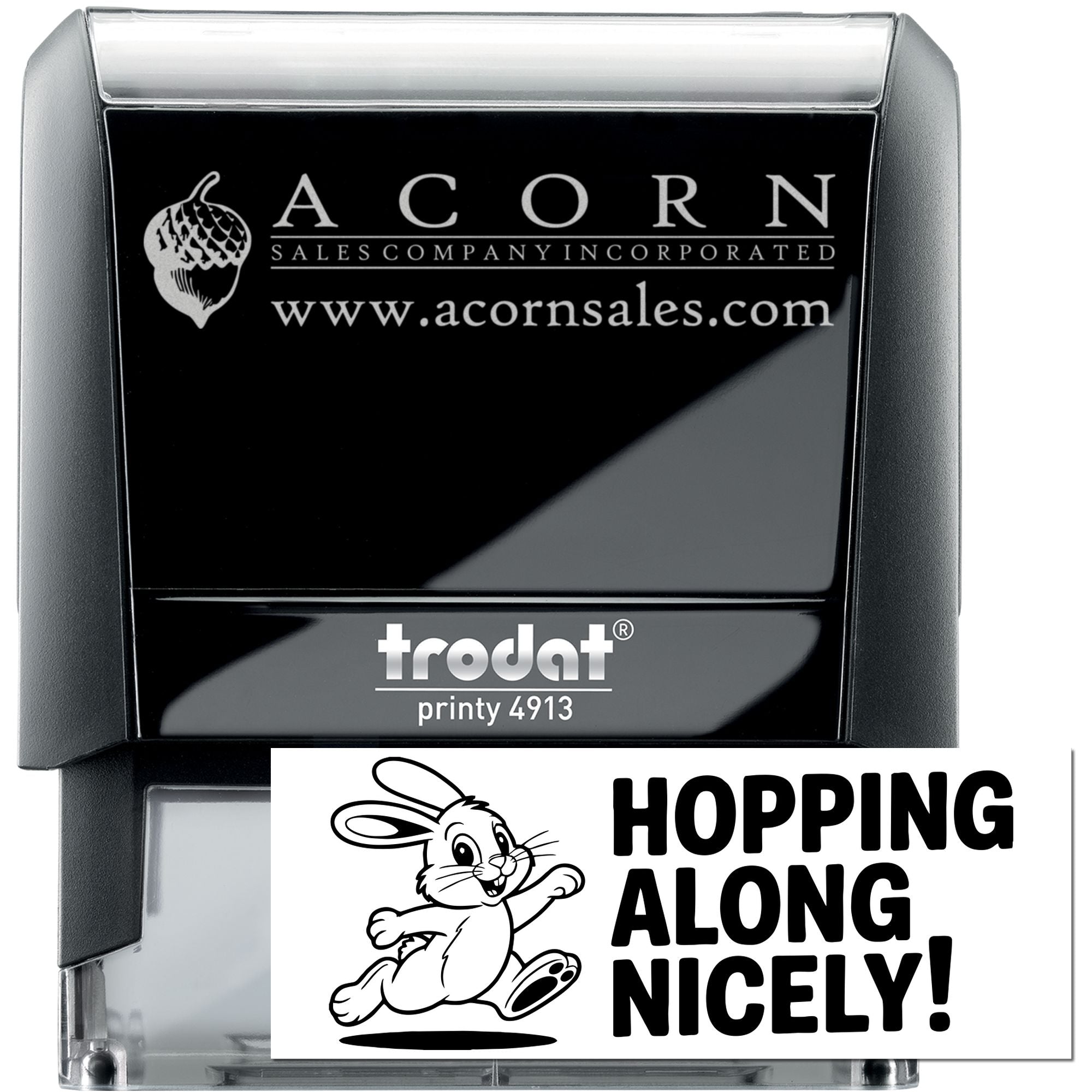 Classroom Feedback Hopping Along Nicely Self-Inking Stamp