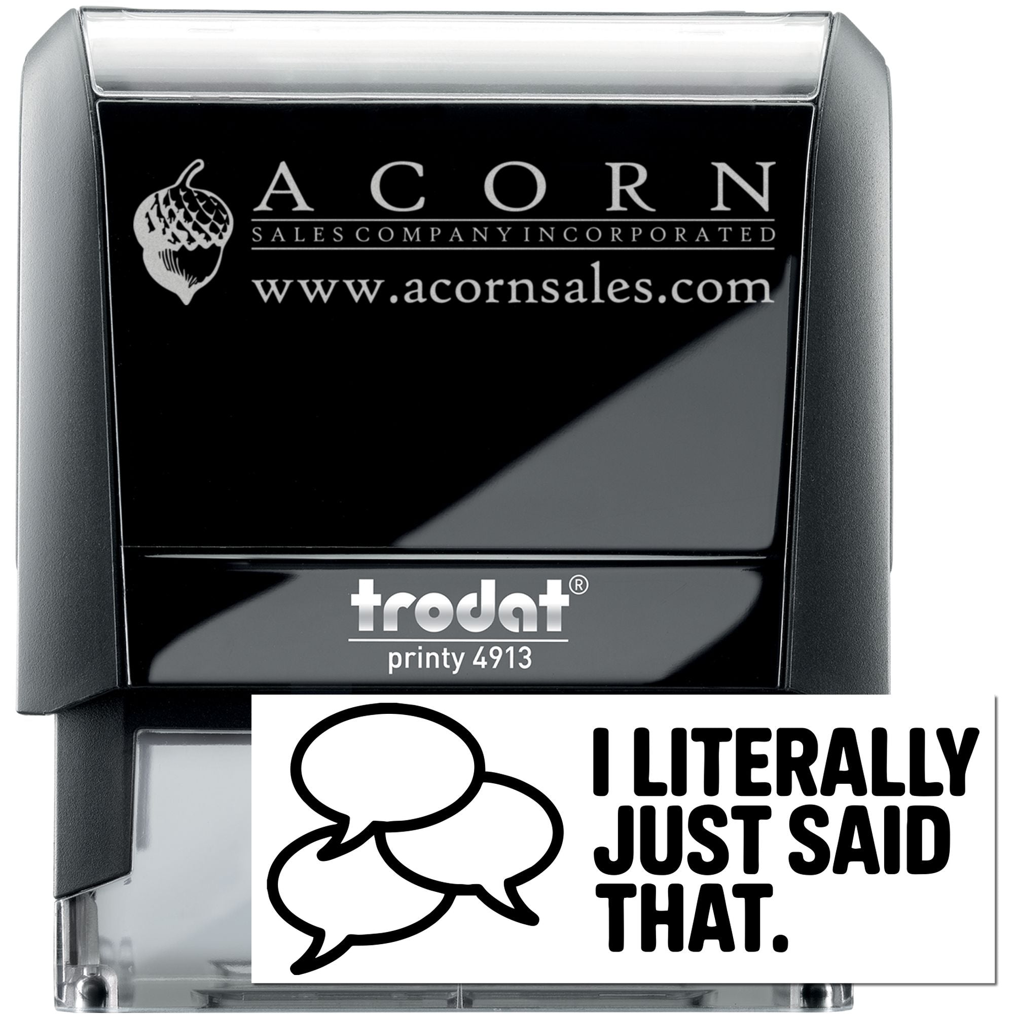 Bubble Banter Shirt Novelty Self-Inking Stamp