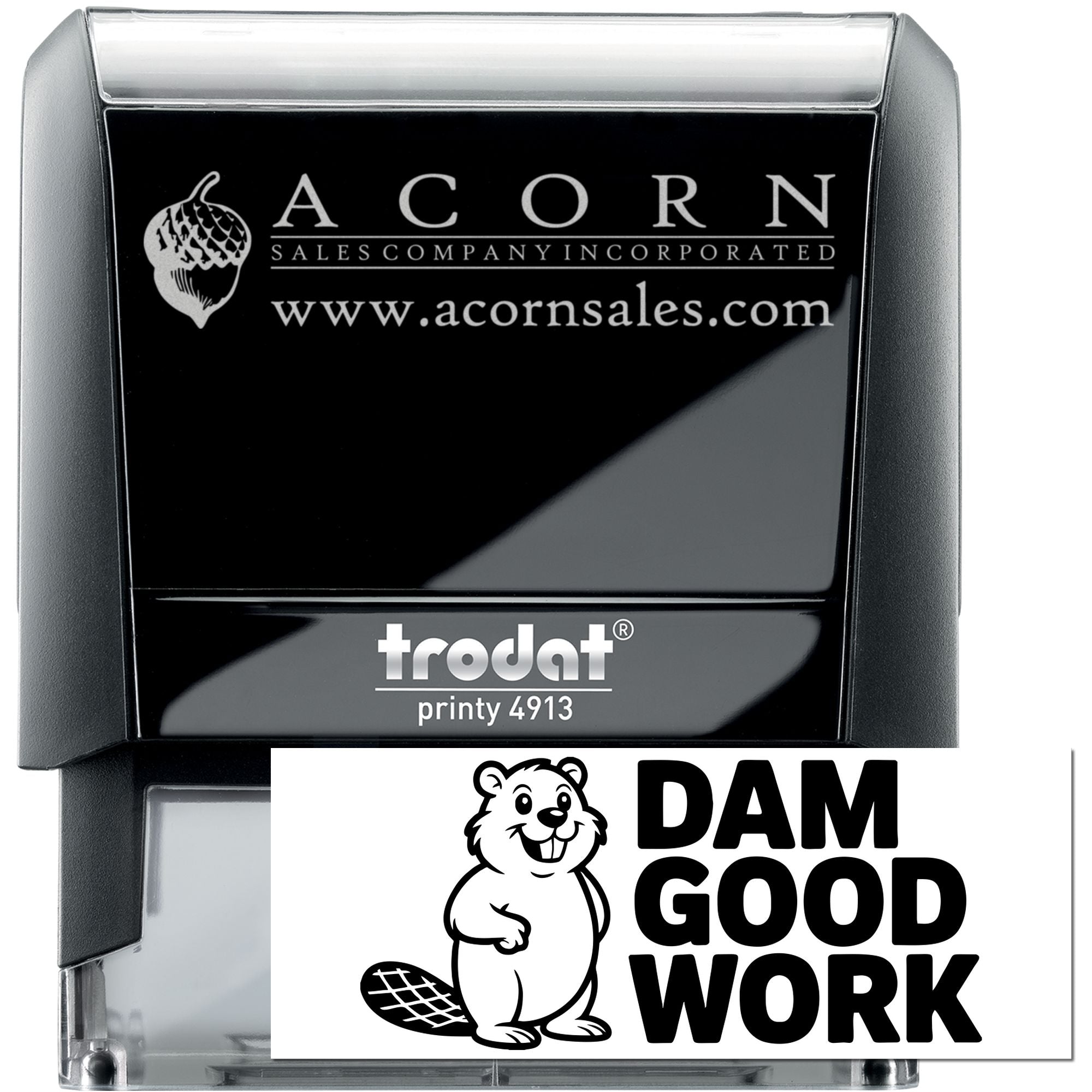 Busy Beaver Works Sarcastic Self-Inking Stamp