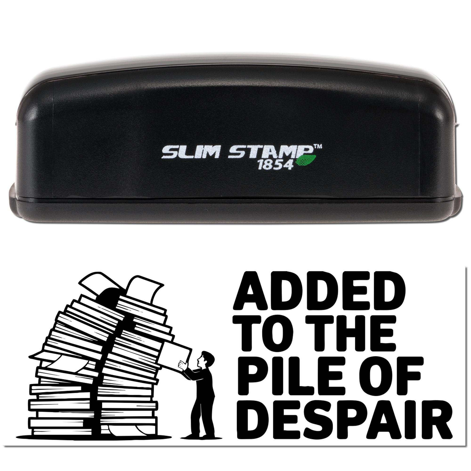 Added To The Pile Sassy Office Slim Pre-Inked Stamp