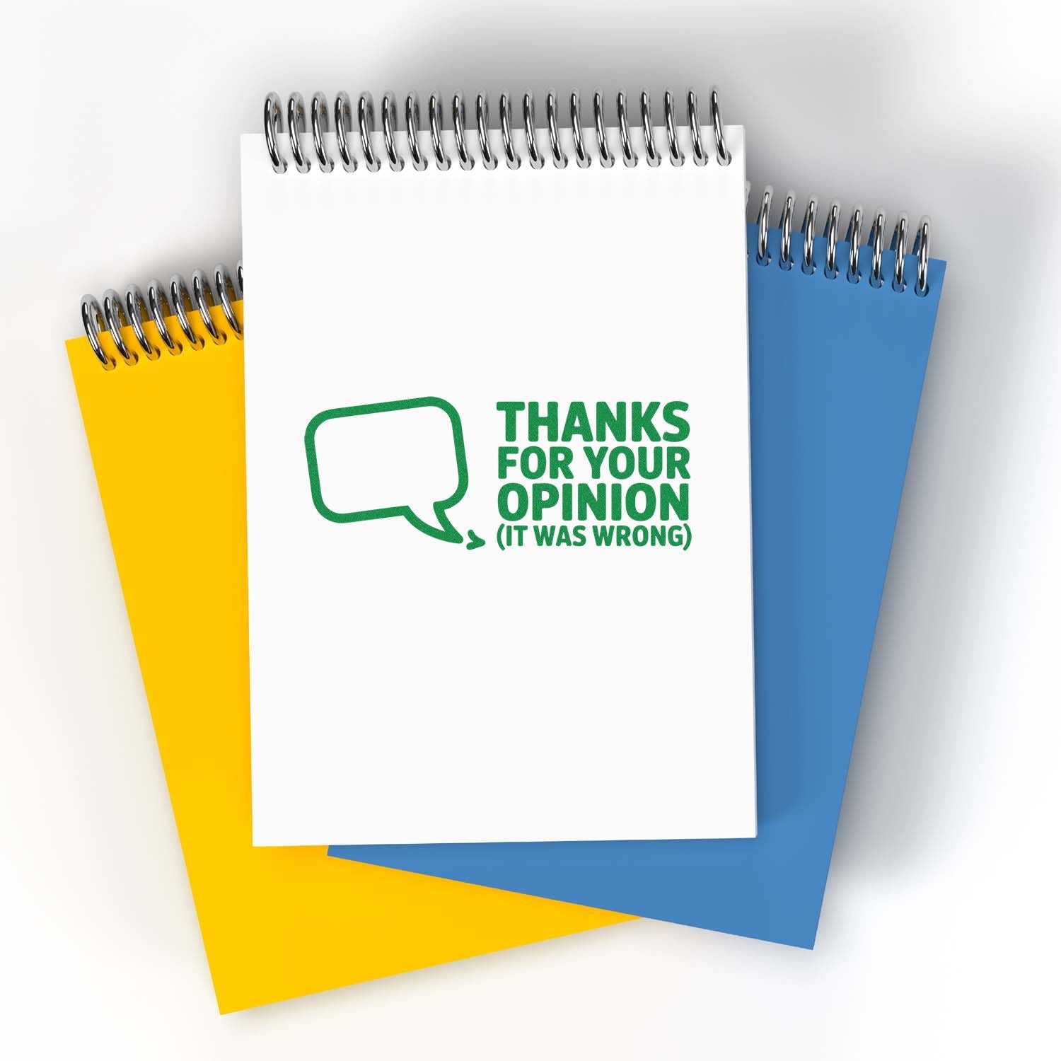 Your Opinion Novelty Office Slim Pre-Inked Stamp