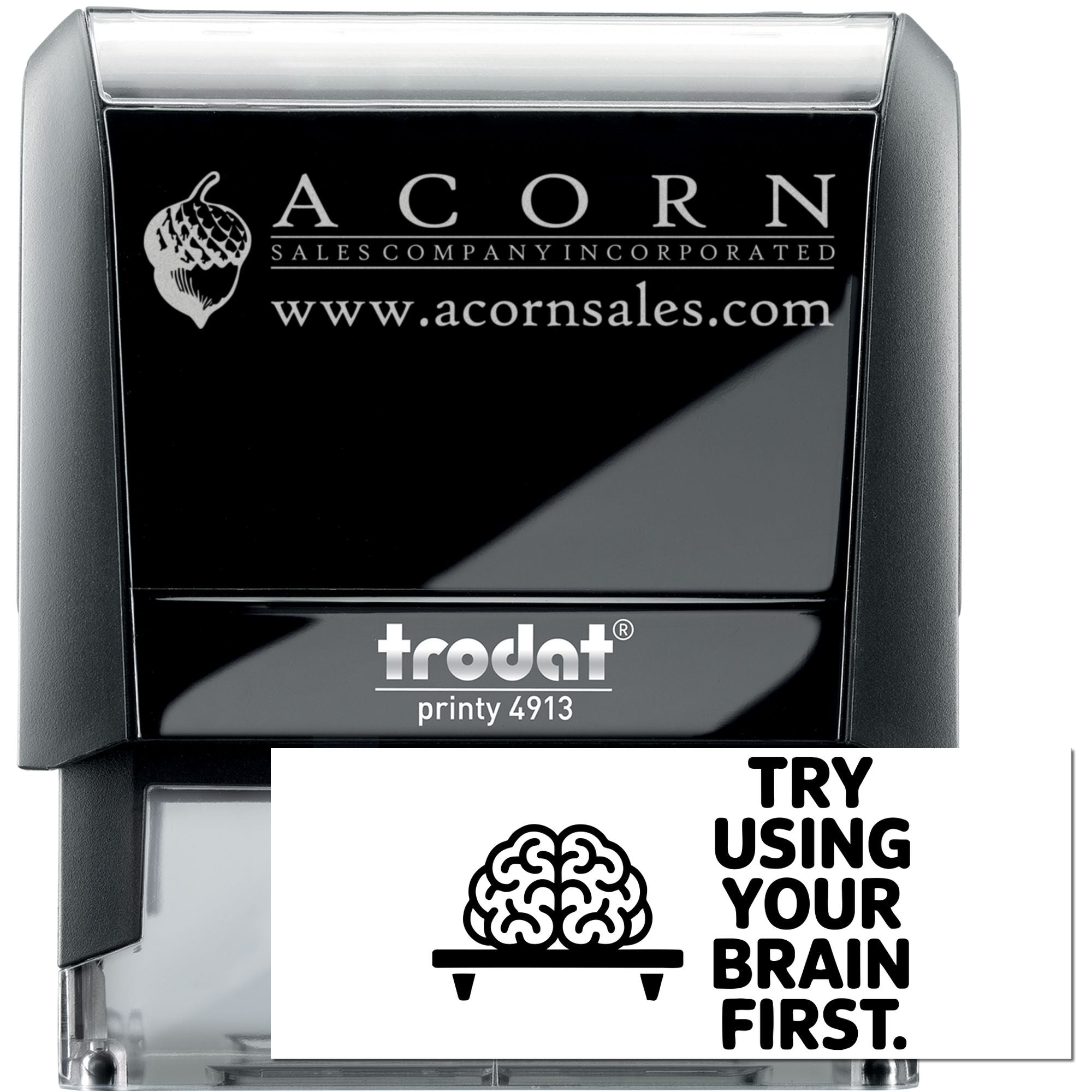 Bench Brain Boost Novelty Self-Inking Stamp