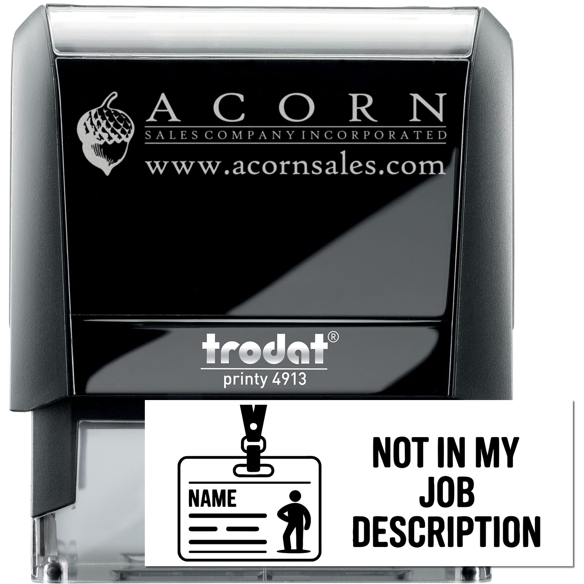 Boundary Badge Series Cheeky Self-Inking Stamp