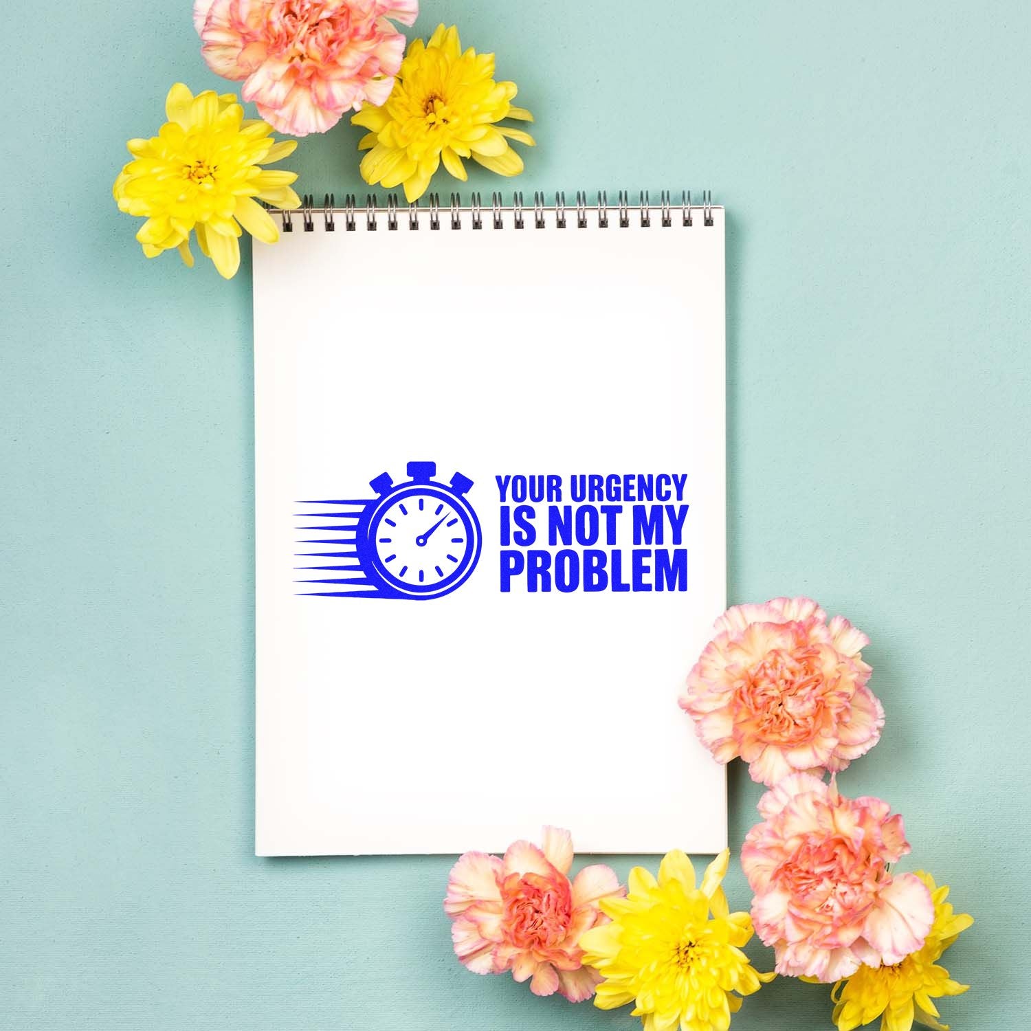 Unbothered Timekeeper Club Witty Self-Inking Stamp