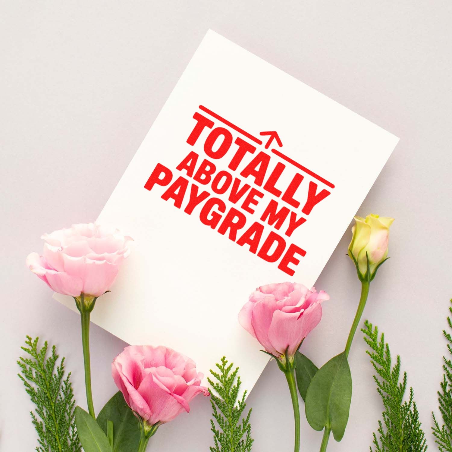 Above Paygrade Sassy Office Slim Pre-Inked Stamp