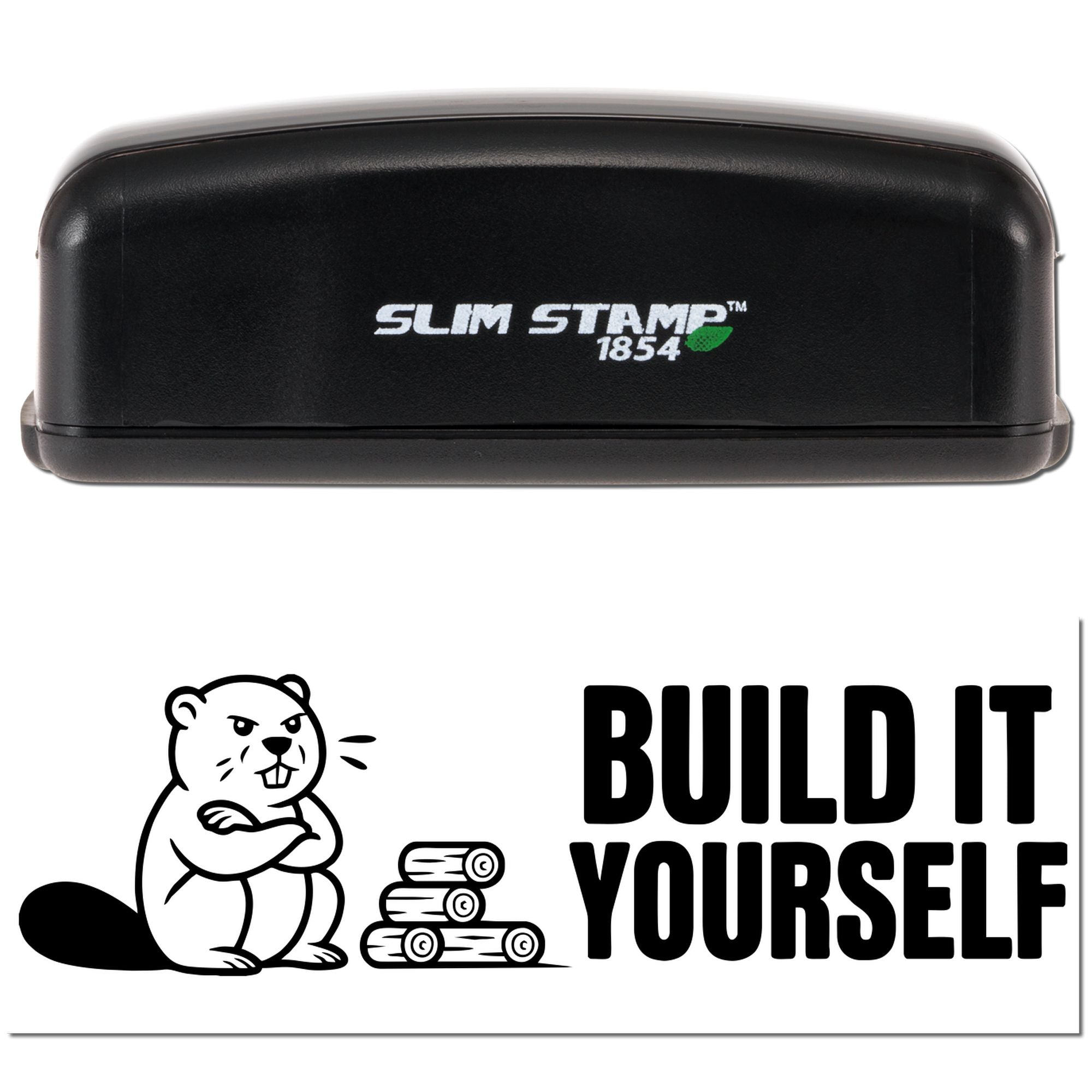 Build It Yourself Sassy Office Slim Pre-Inked Stamp