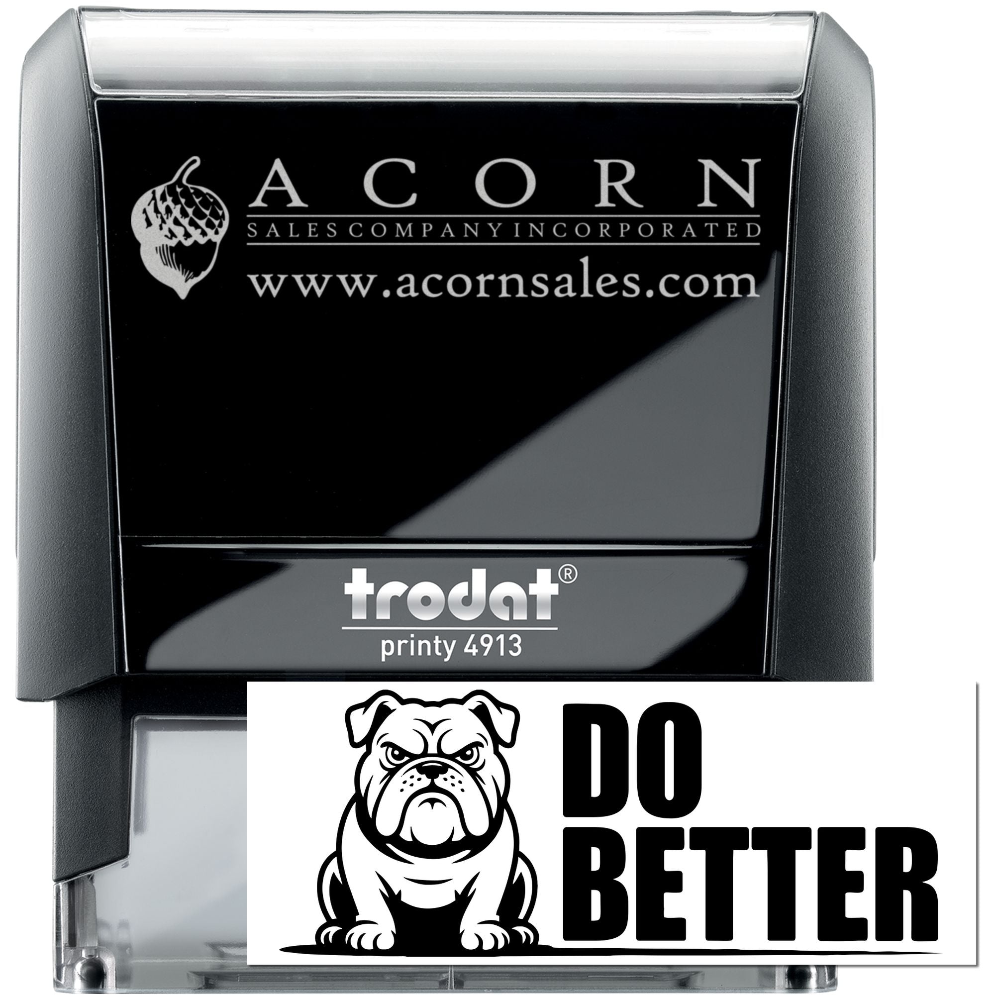 Bulldog Better Brigade Funny Self-Inking Stamp