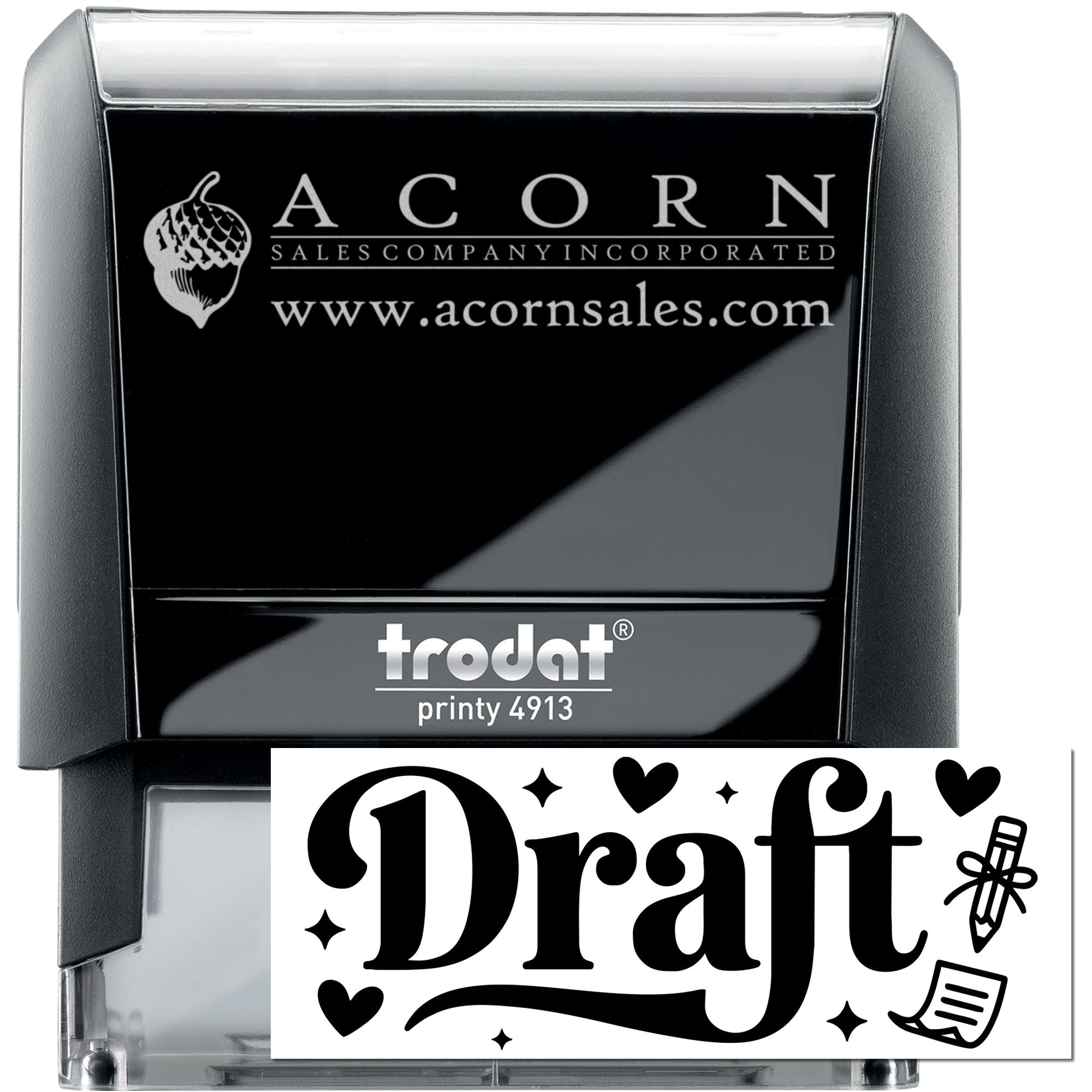 Whimsical Draft Studio Self-Inking Stamp