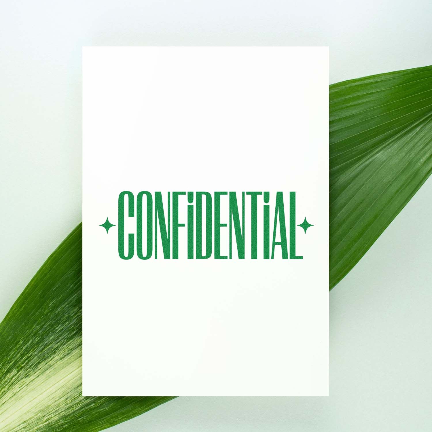 Sleek Confidential Compact Pre-Inked Stamp For Documents
