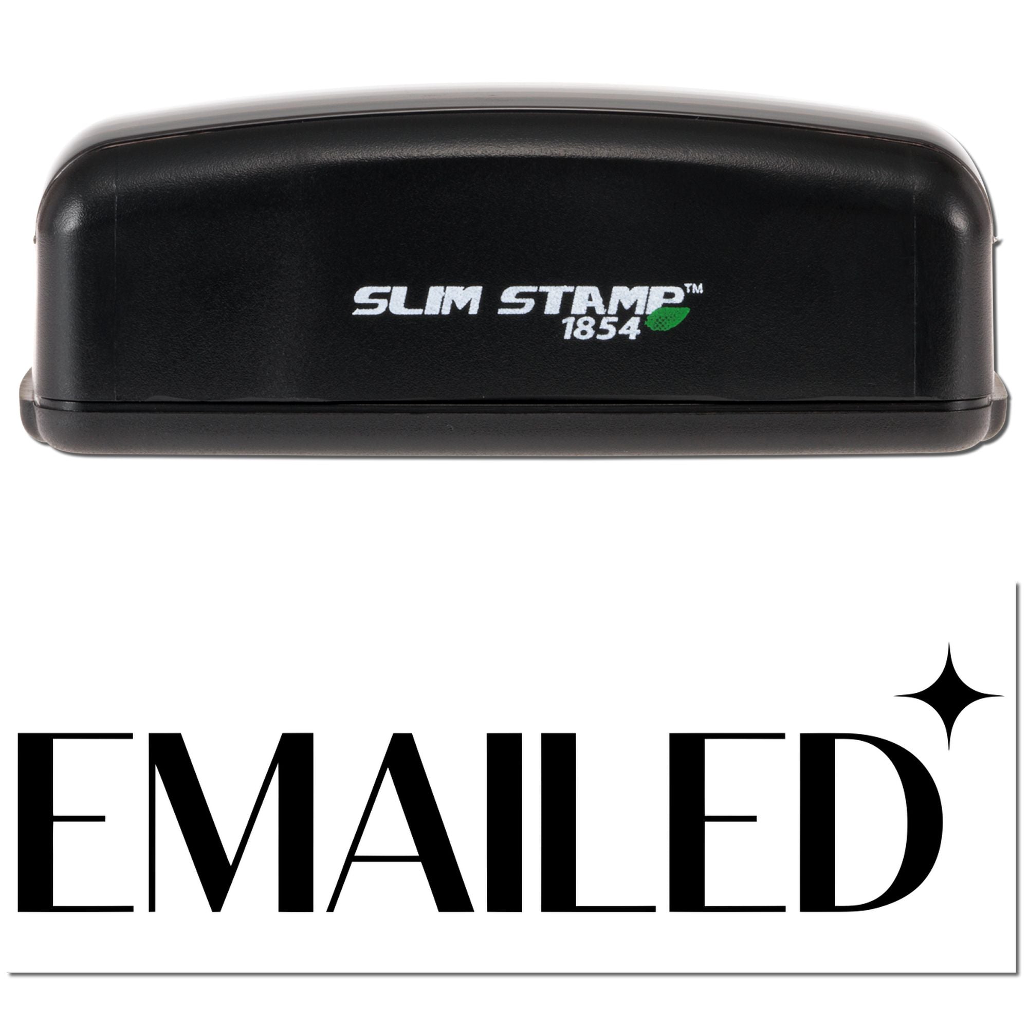 Chic Emailed Compact Pre-Inked Stamp For Documents