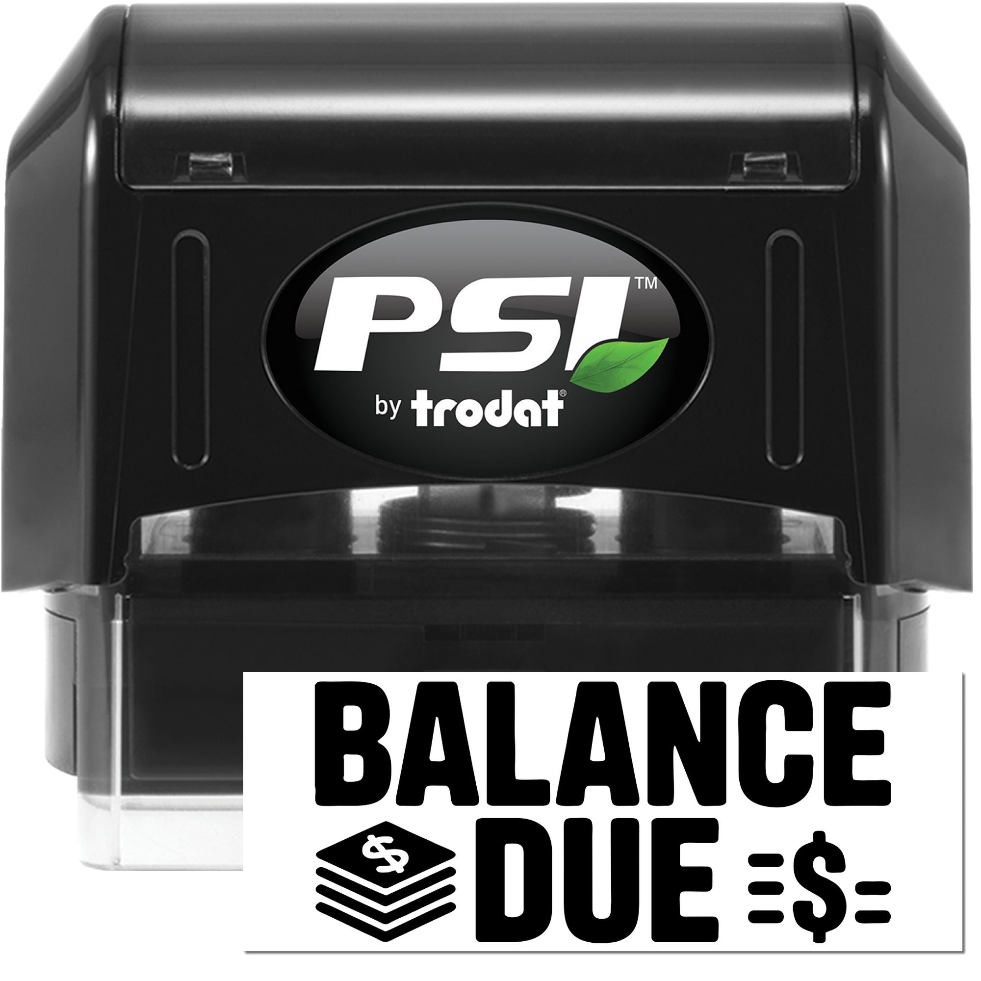 PSI by Trodat balance due rubber stamp for marking invoices and billing documents quickly and clearly