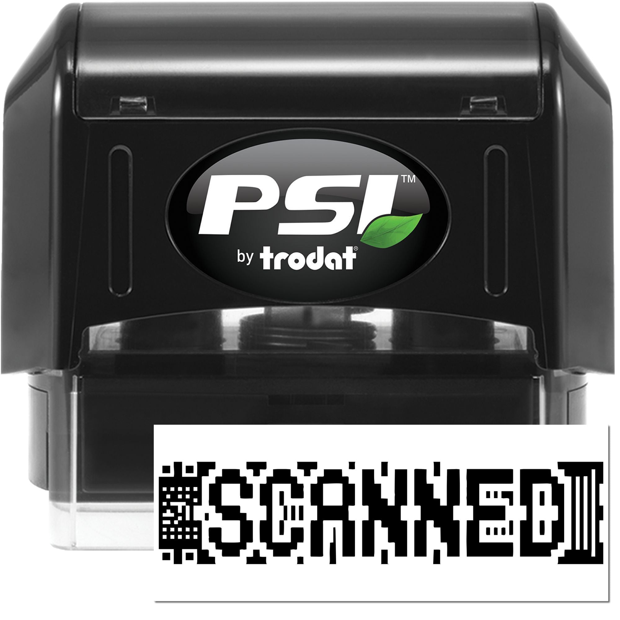 PSI by Trodat self-inking custom rubber stamp for business branding and office use.