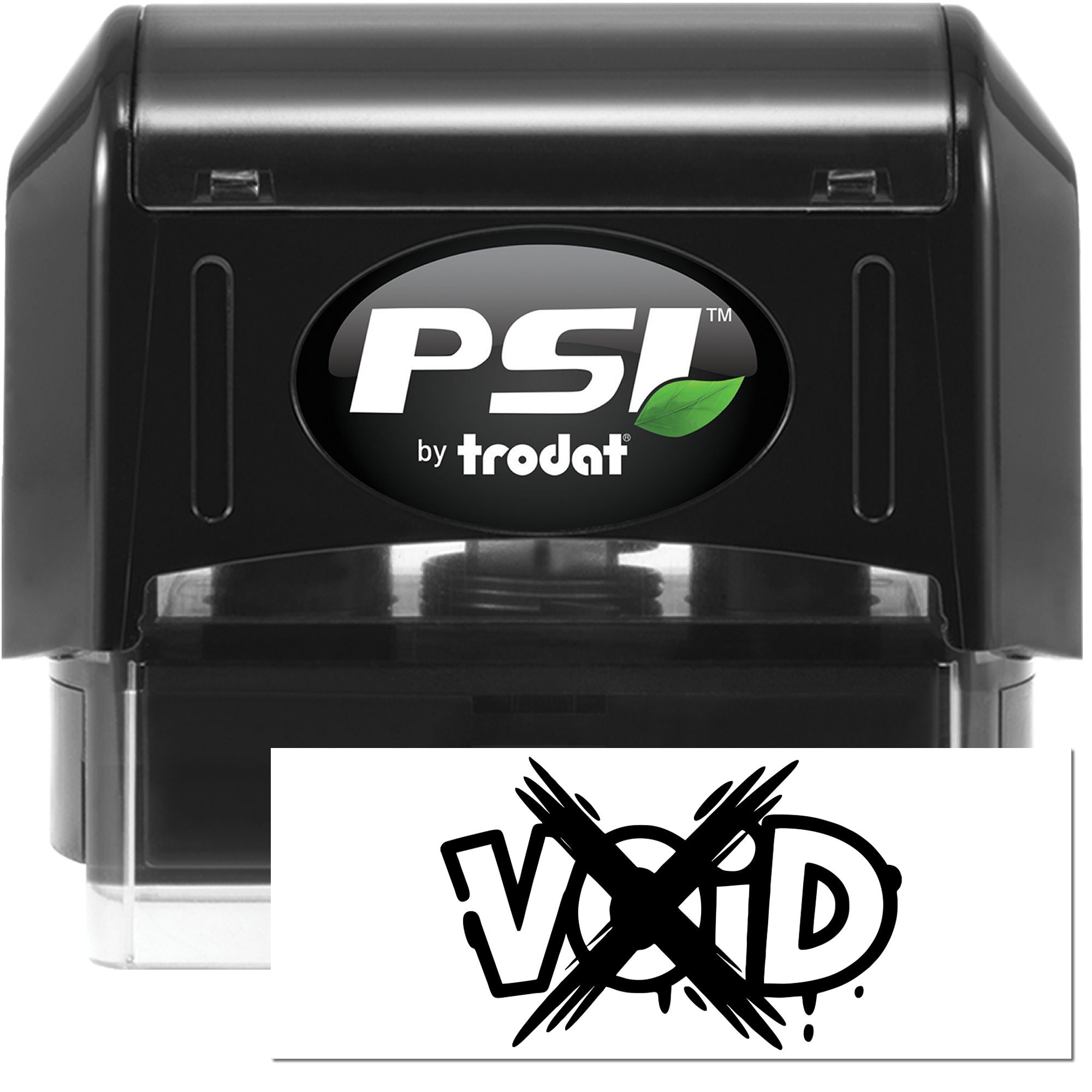 PSI by Trodat self-inking rubber stamp with VOID imprint for document security and tamper-evident marking