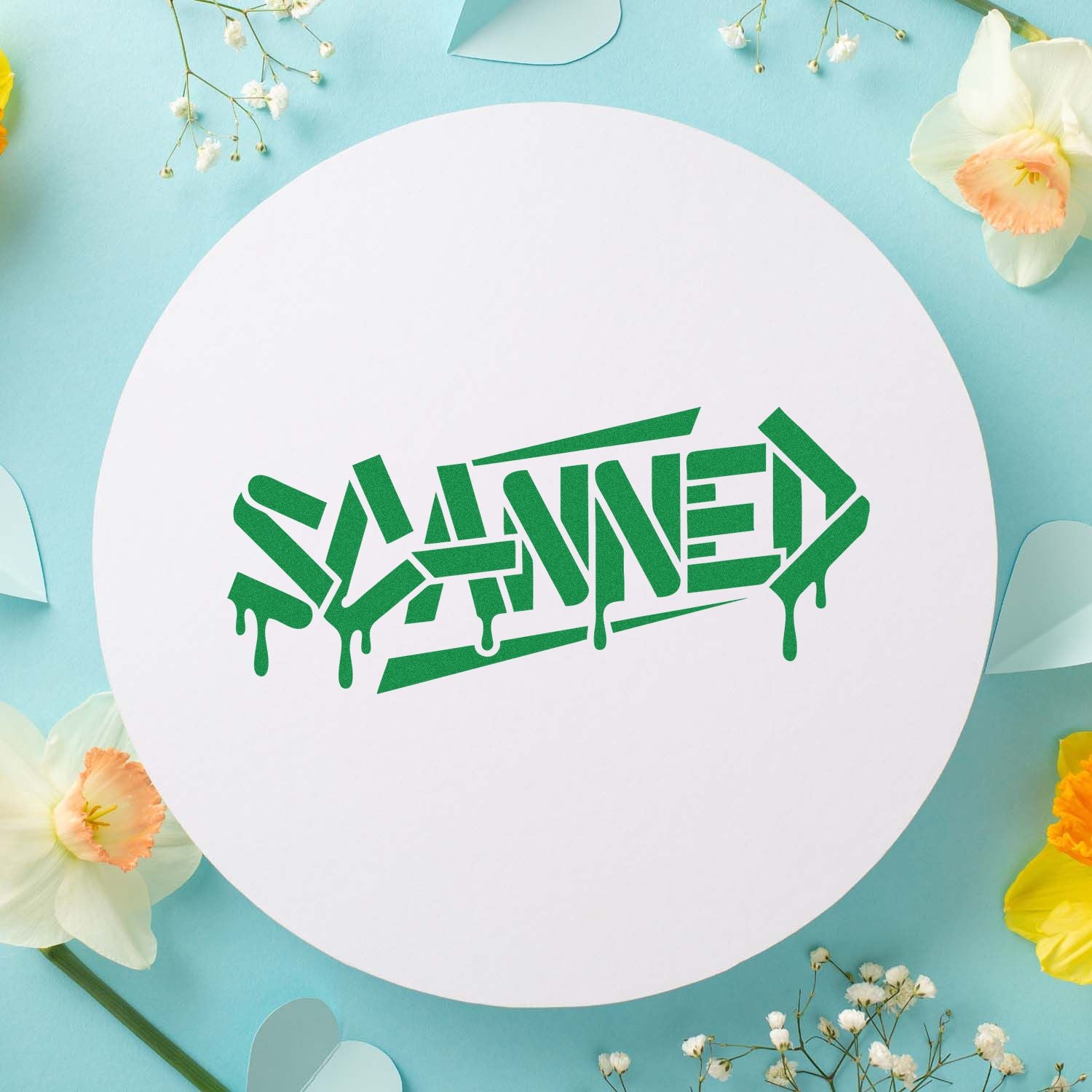 Dripping SAME? text rubber stamp design for handmade greeting cards, scrapbooking, and custom craft stamping.