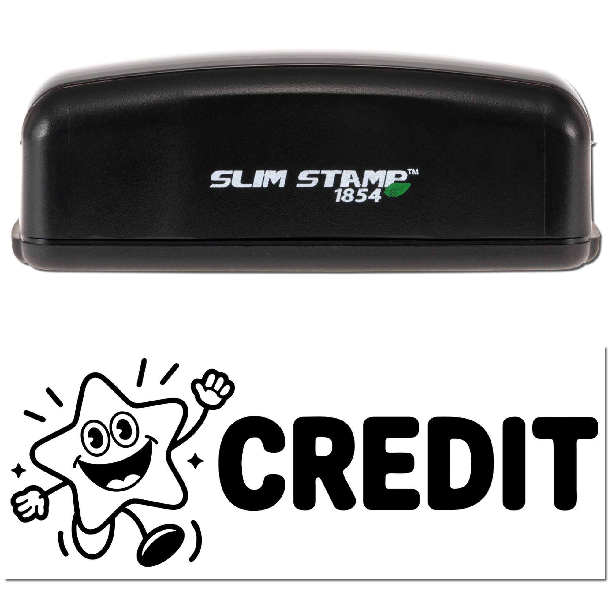 Adorable Credit Compact Pre-Inked Stamp For Business Payments