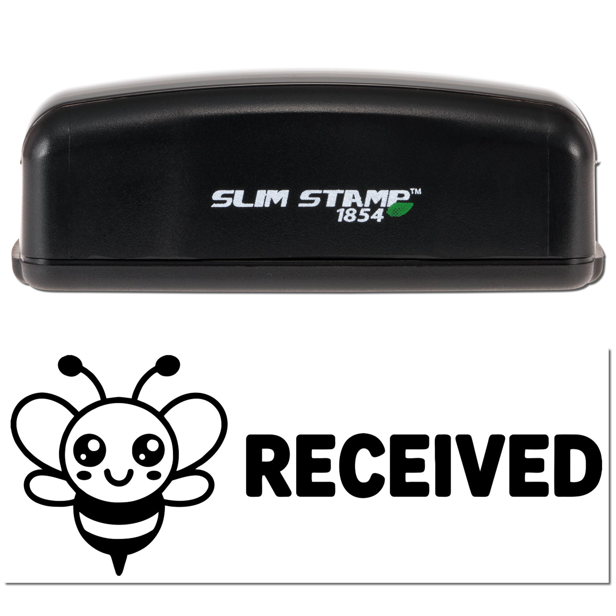 Adorable Bee Received Compact Pre-Inked Stamp For Mail