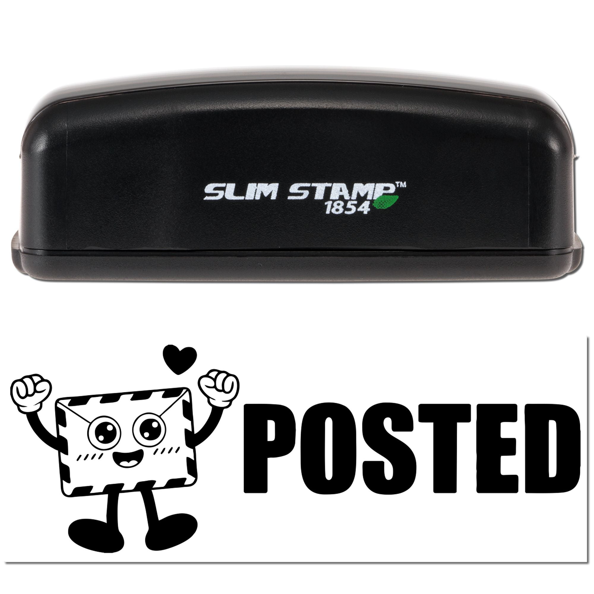 Adorable Posted Office Compact Pre-Inked Stamp For Forms