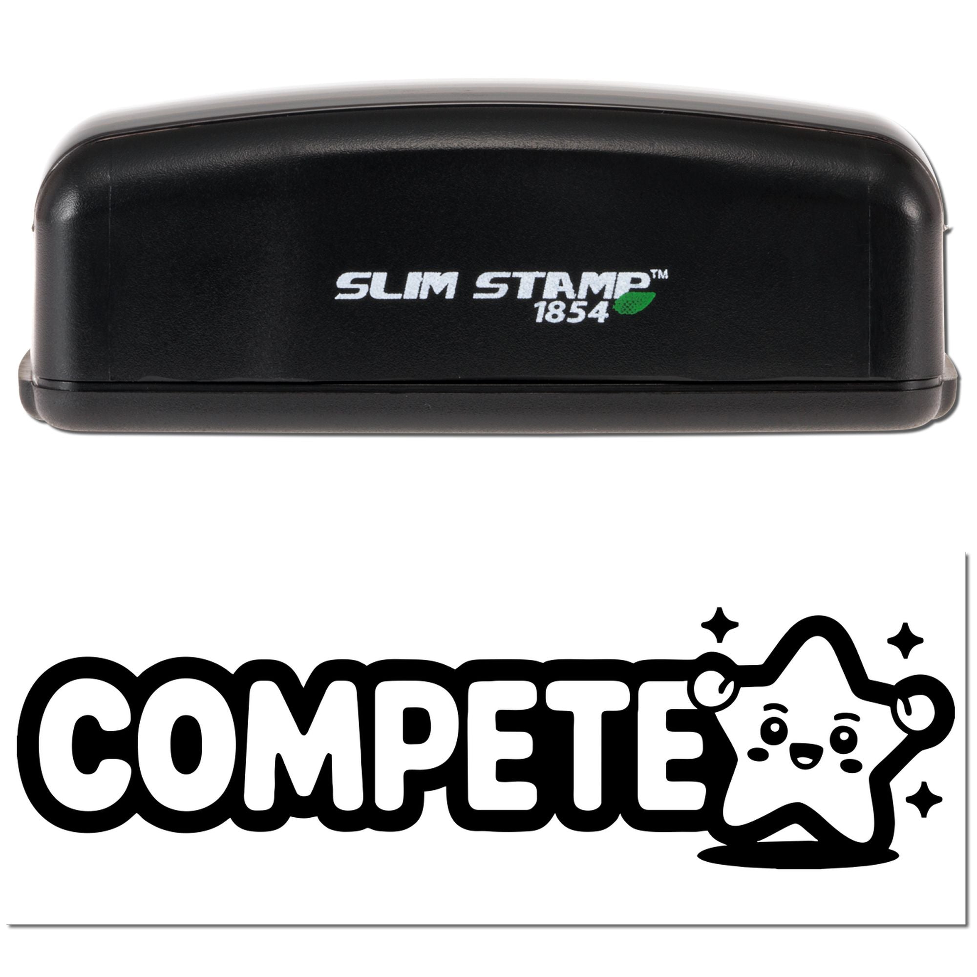 Adorable Compete Compact Pre-Inked Stamp Office Files