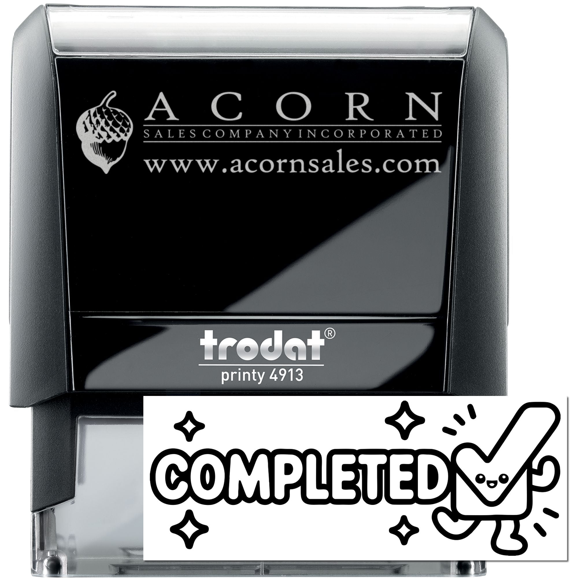 Adorable Completed Self-Inking Stamp For Documents