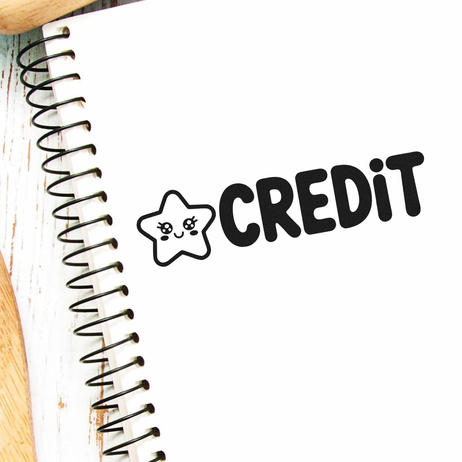 Adorable Credit Self-Inking Stamp For Workplace Invoices