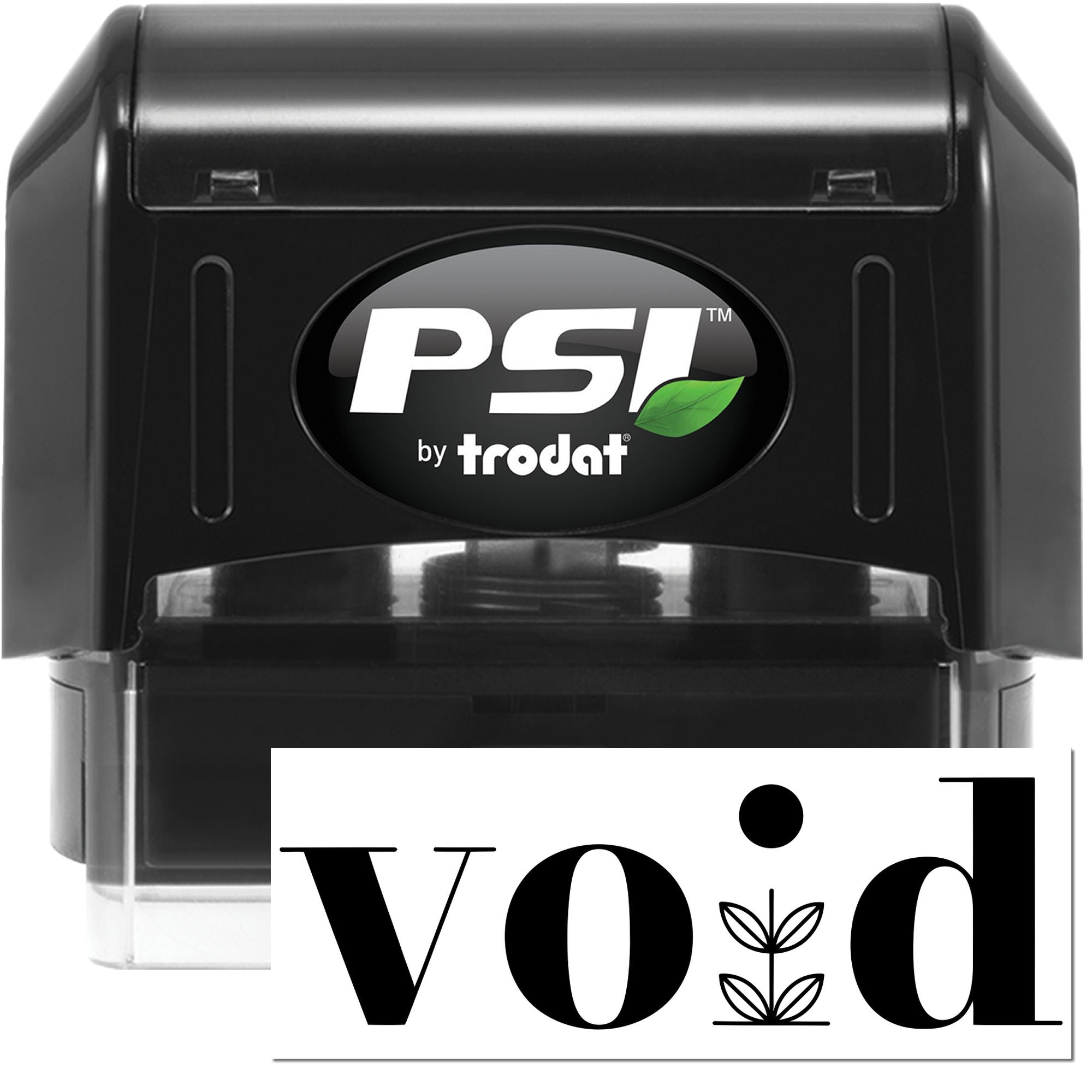 PSI by Trodat self-inking rubber stamp with VOID imprint, ideal for document marking and office use