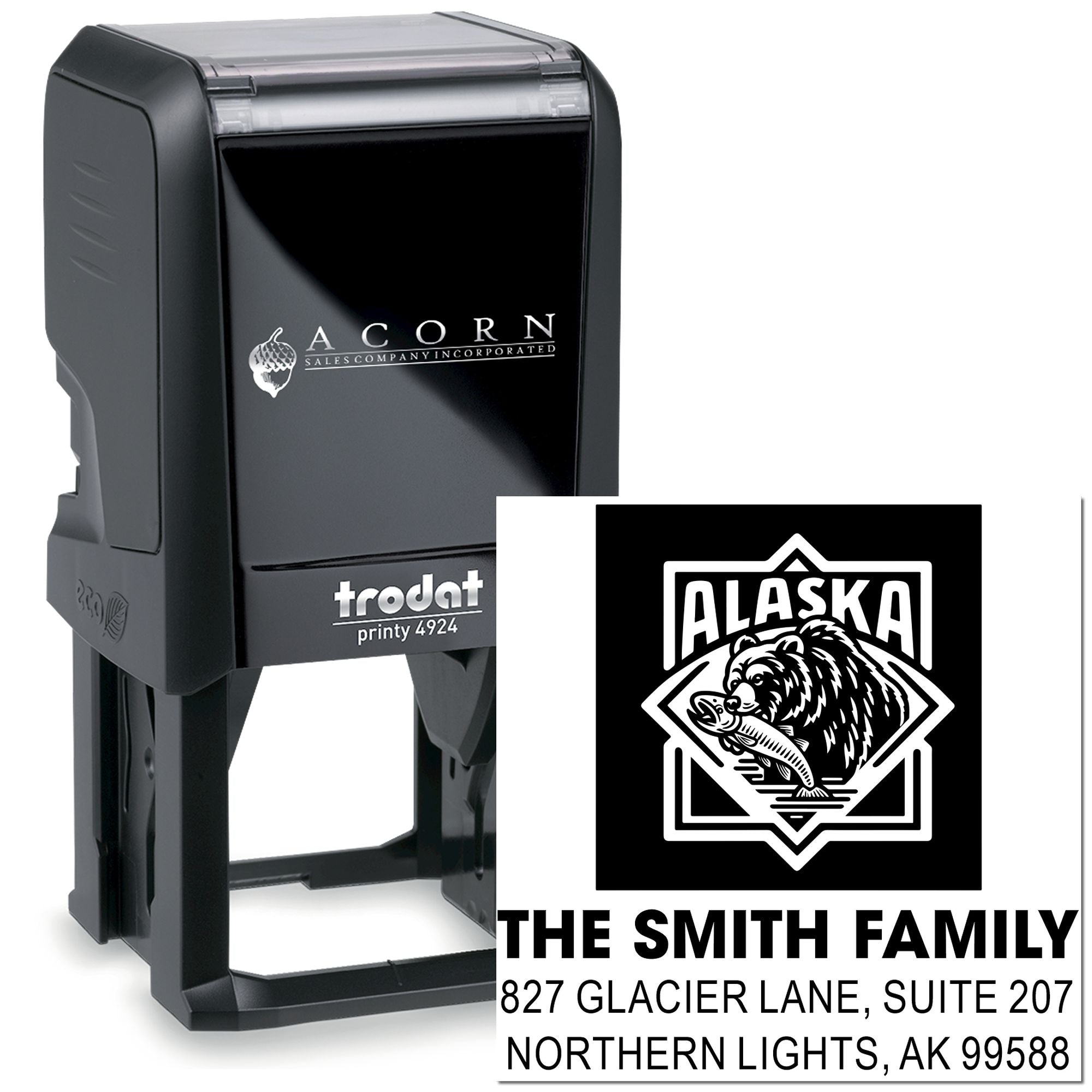 Alaska Bear Adventure Self-Inking Stamp